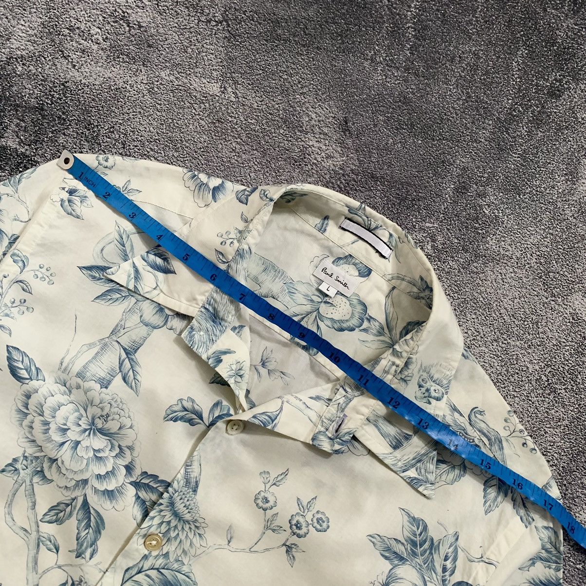 Designer × Paul Smith 🔥RARE🔥 Vintage Paul smith Cebus imitator print shirt Size US L / EU 52-54 / 3 - 11 Thumbnail