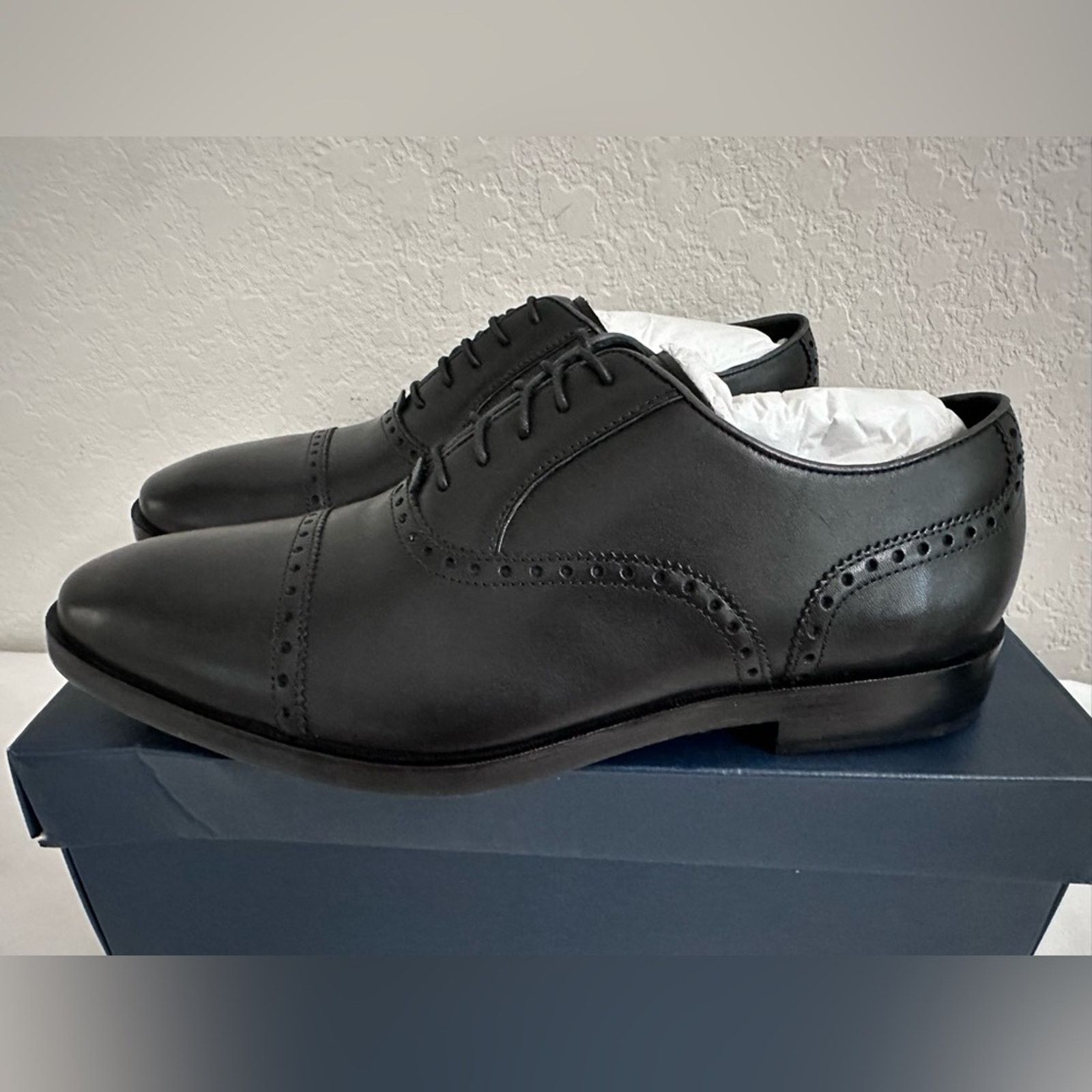 Cole Haan Cole Haan Hamilton Grand Cap Toe Oxford Men 10 Black Size US 10 / EU 43 - 3 Thumbnail