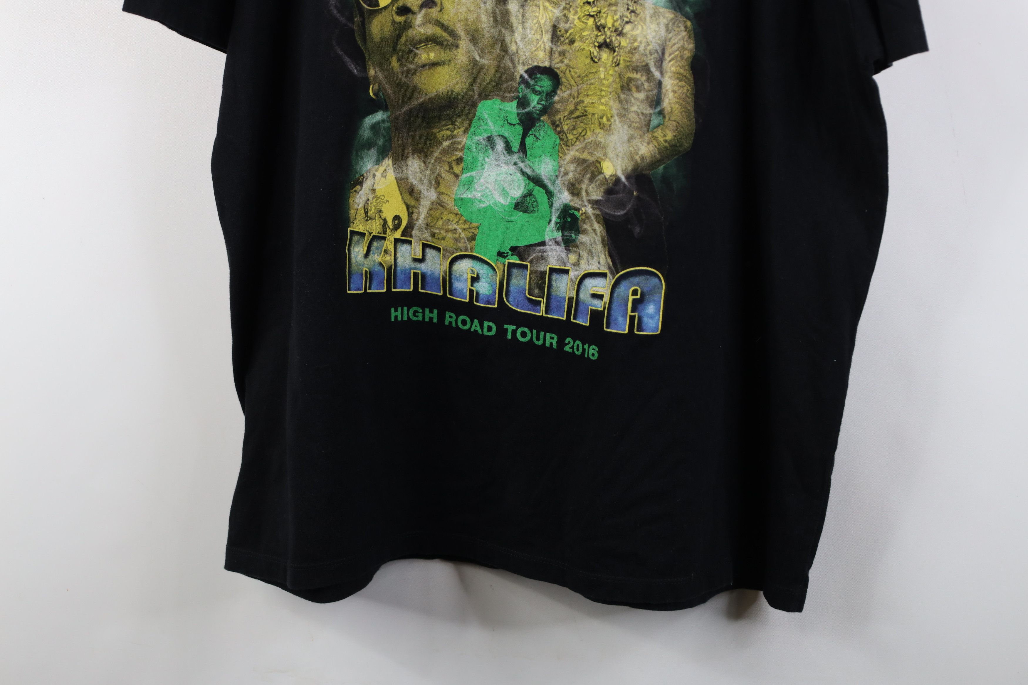 Vintage Y2K Streetwear Road Tour Wiz Khalifa Rap Tee T-Shirt Black Size US XXL / EU 58 / 5 - 3 Thumbnail