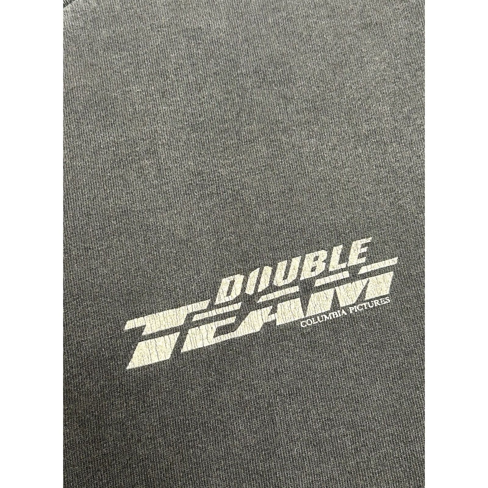 AAA VINTAGE Double Team Dennis Rodman Jean Claude Van Damme Movie Promo T Shirt XL 90s Mens Size US XL / EU 56 / 4 - 3 Thumbnail