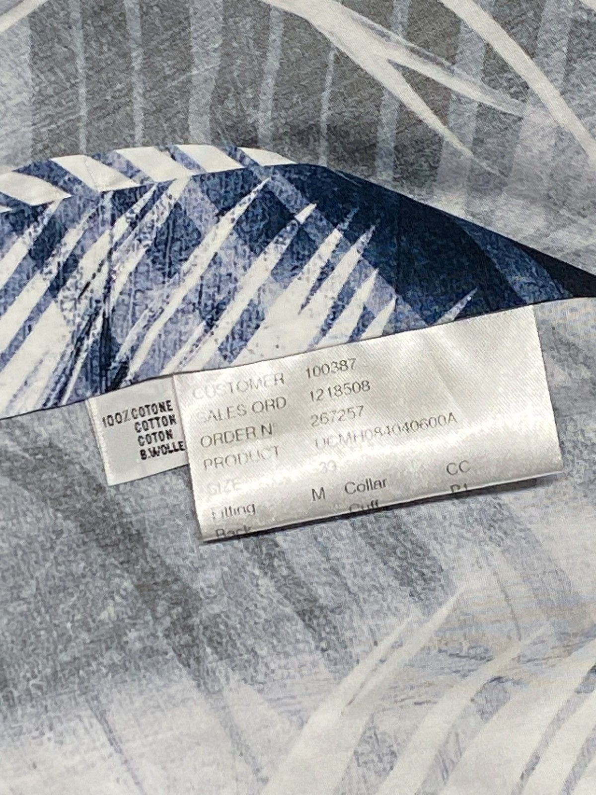 Kiton Kiton Palm Tree Print Button-Up Shirt size 39/15.5 Size US M / EU 48-50 / 2 - 12 Thumbnail