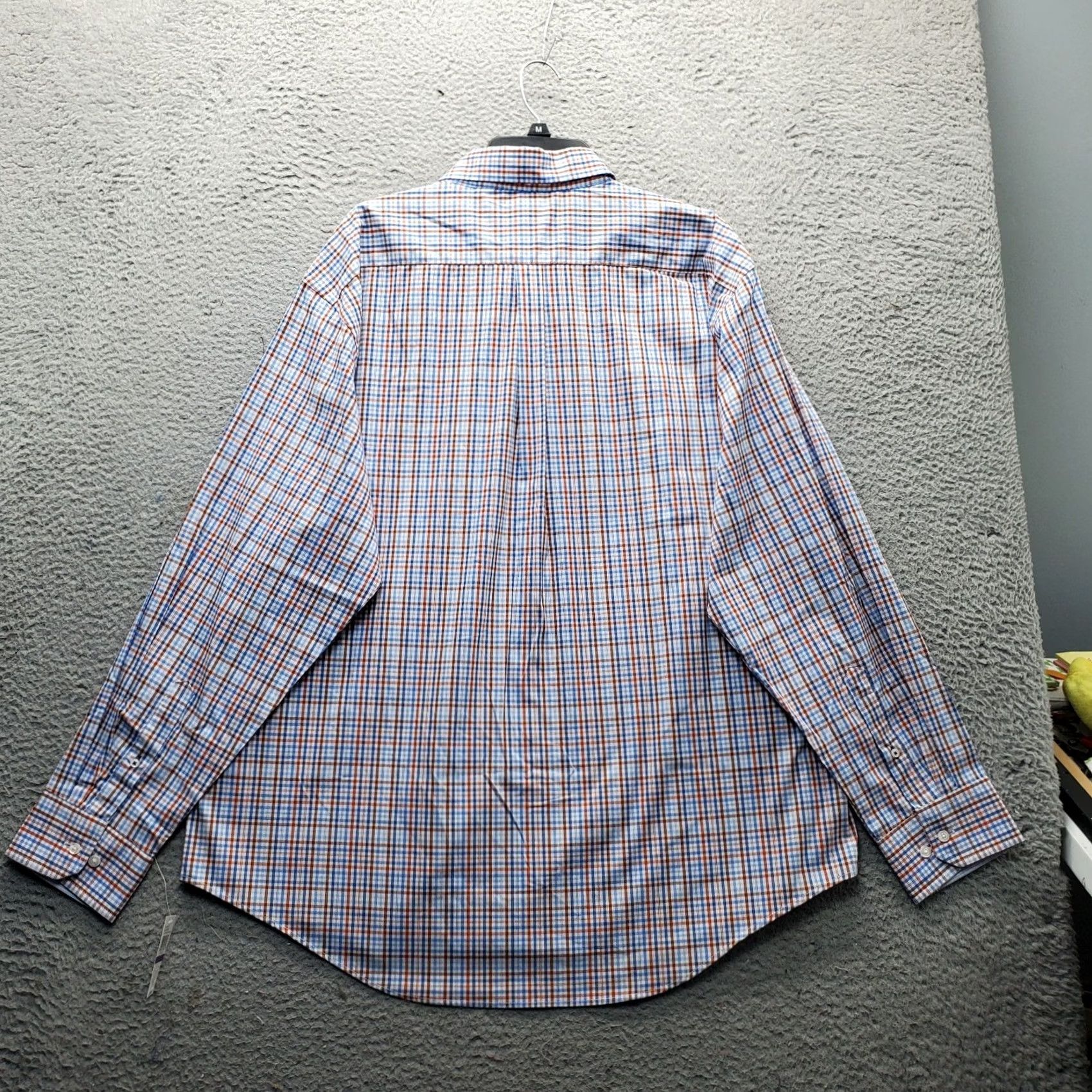 Izod IZOD Shirt Mens XXL Multi Plaid All Over Stretch Comfort Performance Button-Down Size US XXL / EU 58 / 5 - 2 Thumbnail