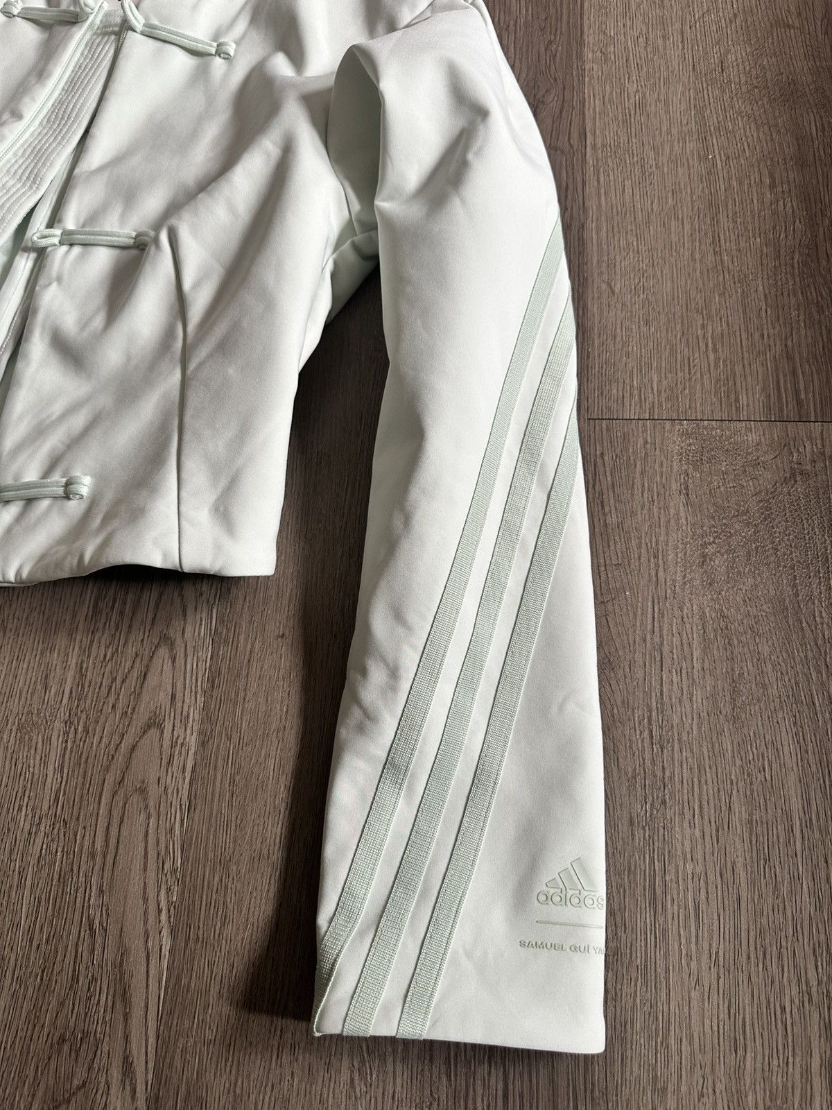 Adidas Adidas x Samuel Gui Yang Mint Green JF6665 Jacket Size S / US 4 / IT 40 - 3 Thumbnail