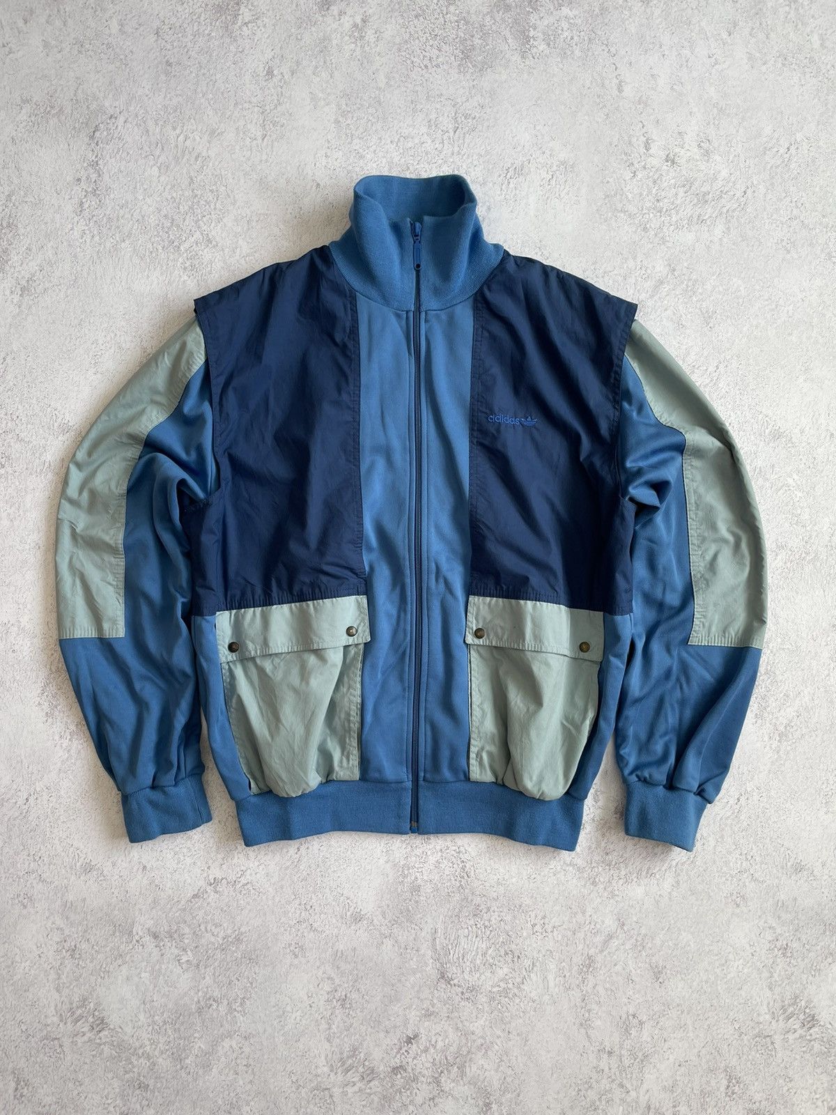 Vintage Adidas Vintage 90s Full Zip Retro Track Top Size XL XXL Size US XL / EU 56 / 4 - 1 Thumbnail