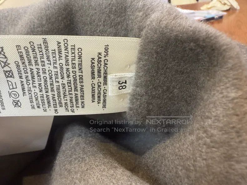 Hermes Hermes Sophisticated Grey Cashmere Coat, Size 38, 100% Cas Size XS / US 0-2 / IT 36-38 - 4 Thumbnail