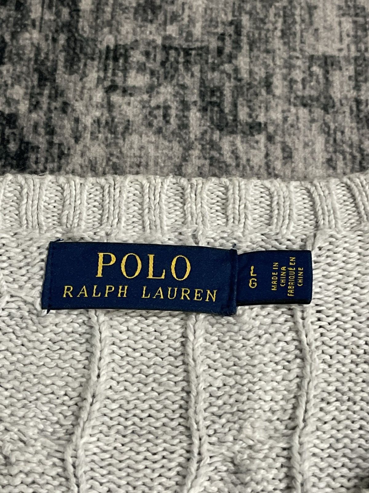Polo Ralph Lauren Polo Ralph Lauren Cable Knit Sweater Size US L / EU 52-54 / 3 - 9 Thumbnail