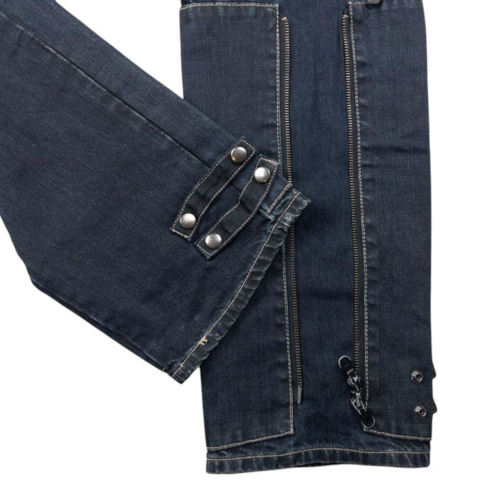Other Vintage PPFM Multi Zip Denim Jeans Size W35 Size US 35 - 8 Thumbnail