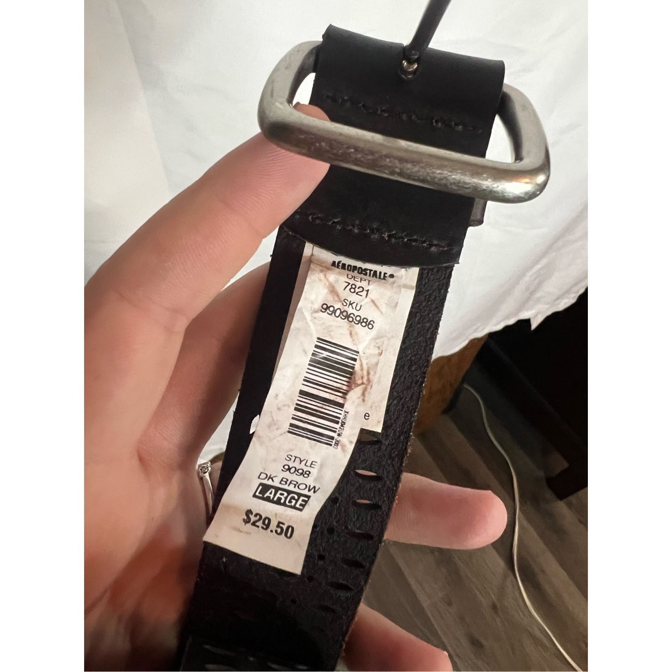 Aeropostale Aeropostale Dark Brown 100% Leather Belt Size Large Woman’s Size ONE SIZE - 9 Thumbnail
