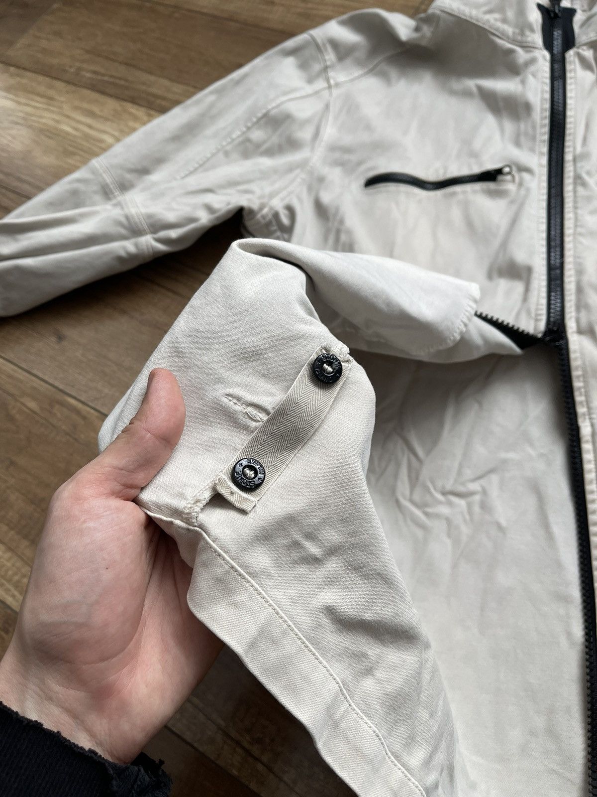 Stone Island Stone Island Hooded Zip Overshirt Light Jacket Size US XXL / EU 58 / 5 - 9 Thumbnail