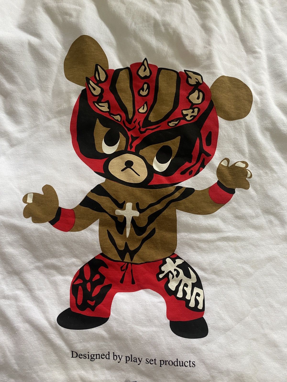 Vintage Muta Bear Wrestling Keiji Tee Shirt Anime Size US M / EU 48-50 / 2 - 5 Thumbnail