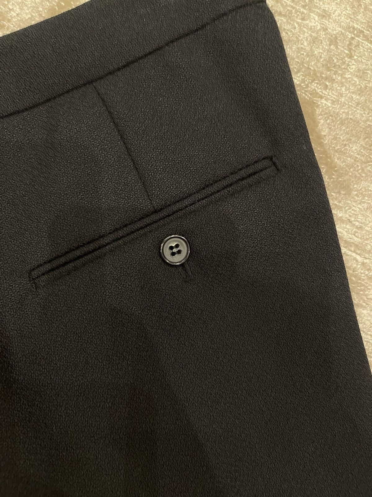 Hedi Slimane × Saint Laurent Paris fw 2016, tuxedo pants with red detail Size 48S - 4 Thumbnail