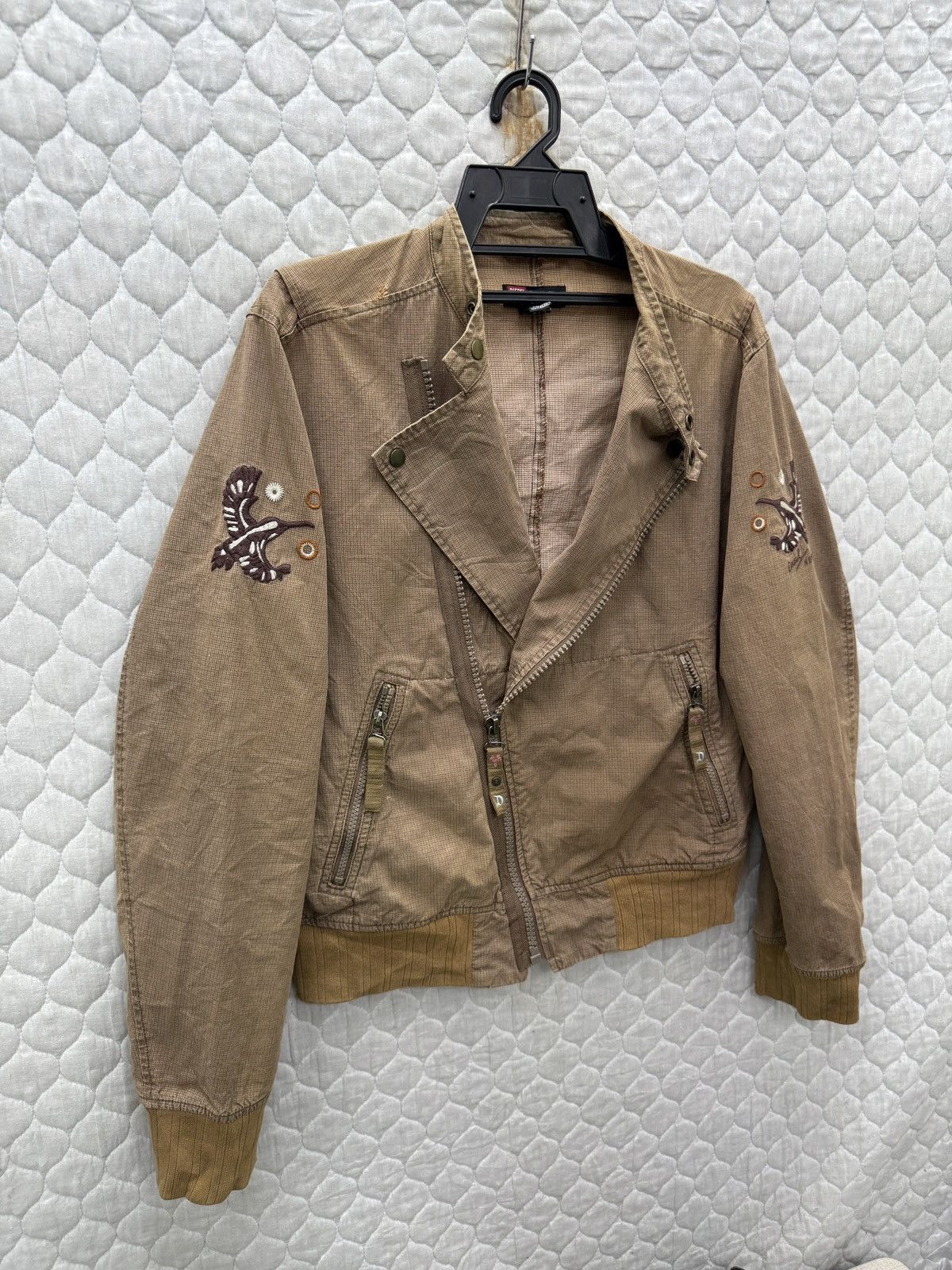 Diesel Black Gold 🔥🔥🔥ARCHIVE DIESEL DOUBLE COLAR JACKET Size M / US 6-8 / IT 42-44 - 2 Thumbnail