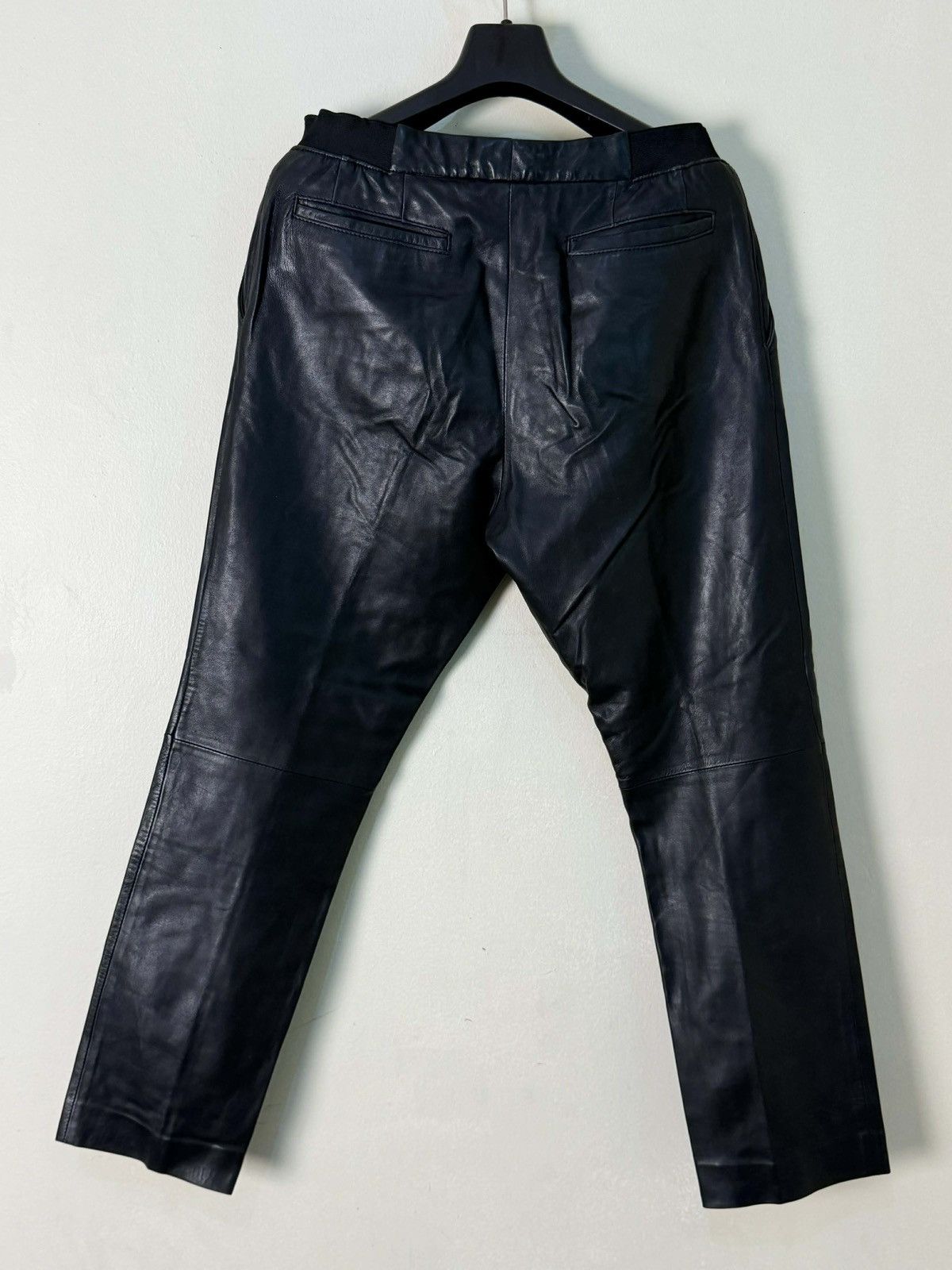 Raf Simons Raf Simons A/W 2007-2008 Black Leather Pants Size US 32 / EU 48 - 2 Thumbnail
