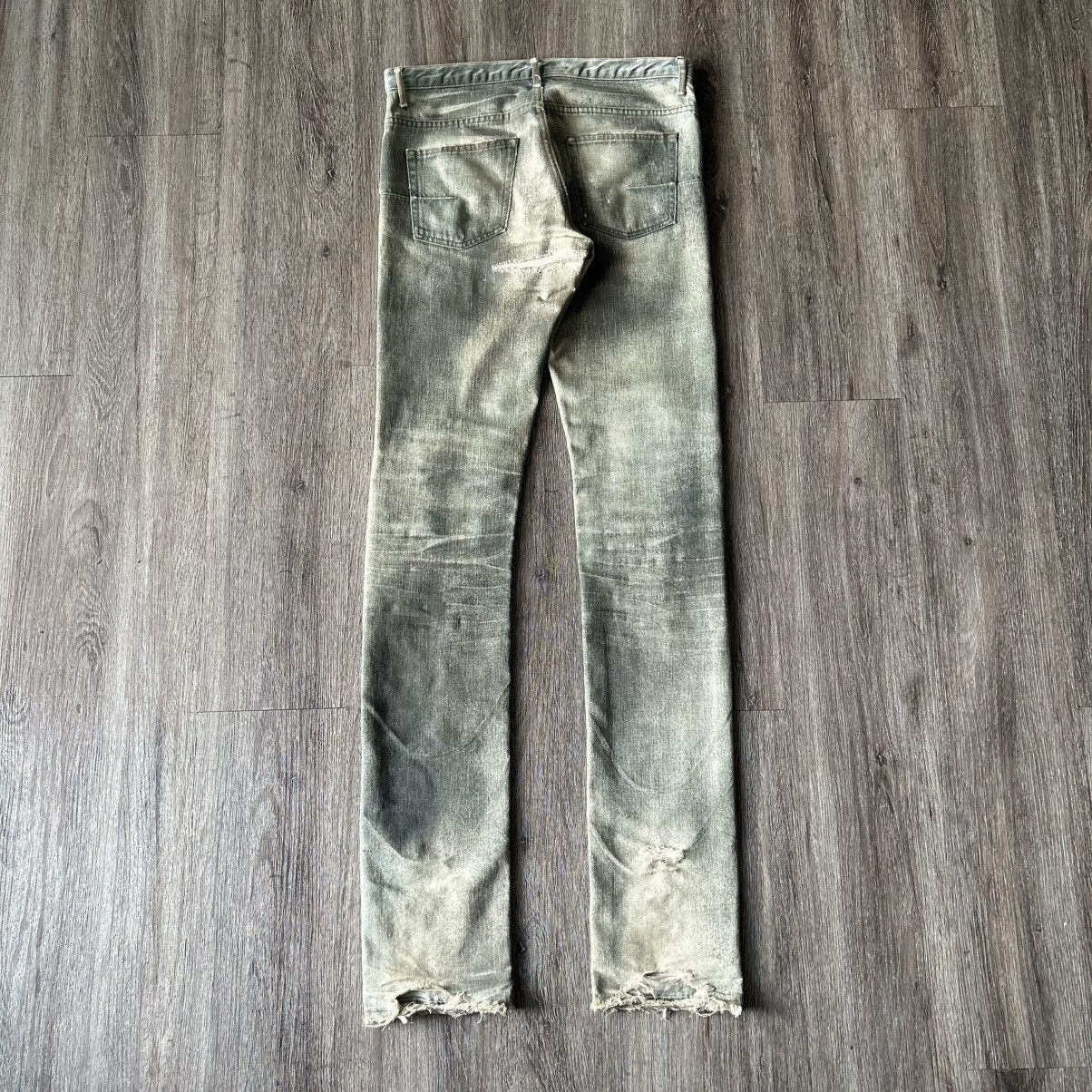 Dior 2004 “Strip” Dirty Bleu Claire Denim Size US 29 - 3 Thumbnail