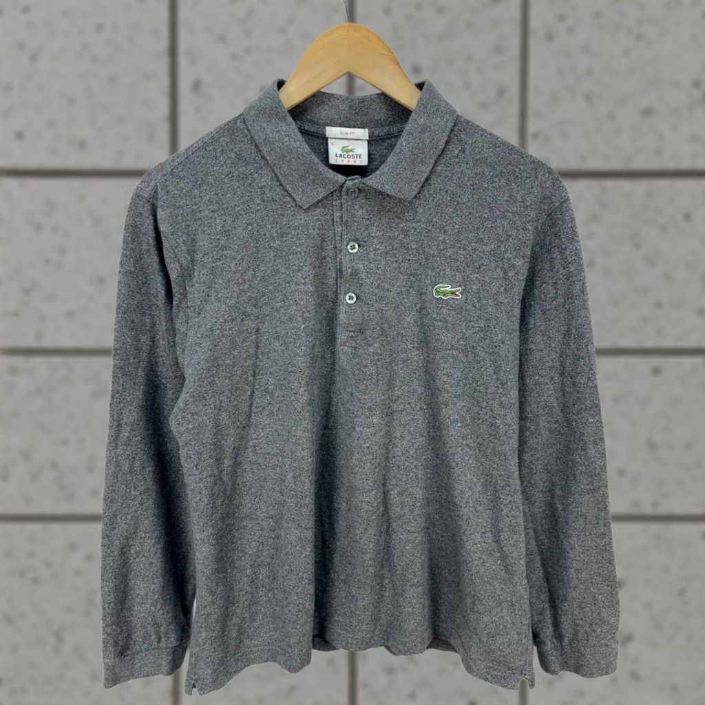 Lacoste Lacoste Polo Shirt Gray Size 6 Mens Long Sleeve Vintage Shirt Polo Shirt Gray Mens Size 6 Lacoste 90s Size US S / EU 44-46 / 1 - 1 Thumbnail