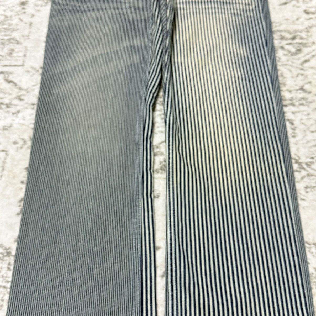 Japanese Brand Jungle Storm Japan Multi Hickory Stripe whiskers Denim Pants Size US 32 / EU 48 - 4 Thumbnail