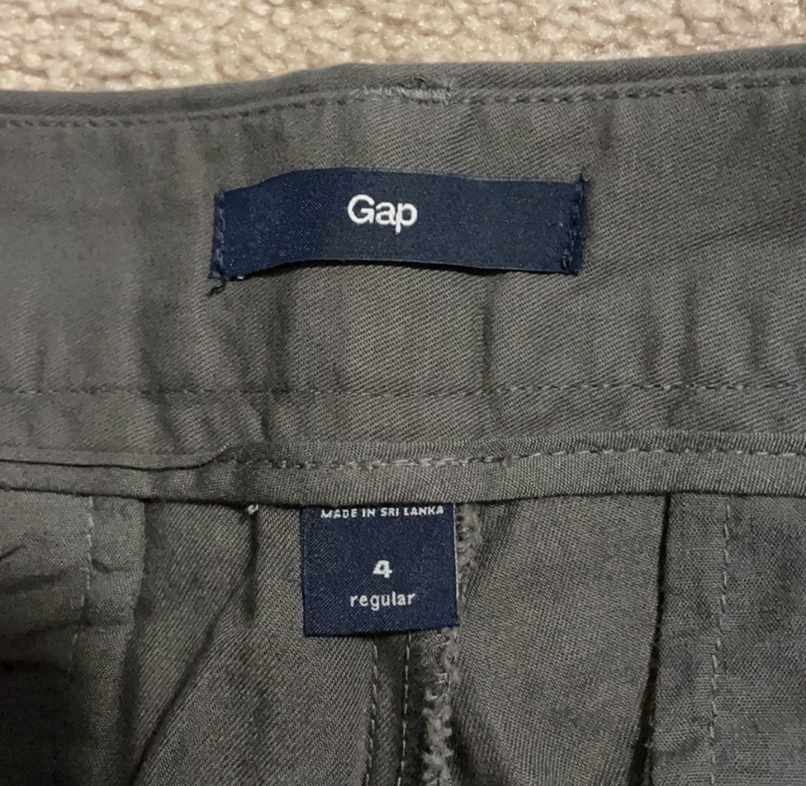 Gap GAP Grey Straight Leg Pants Size 27" / US 4 / IT 40 - 3 Thumbnail