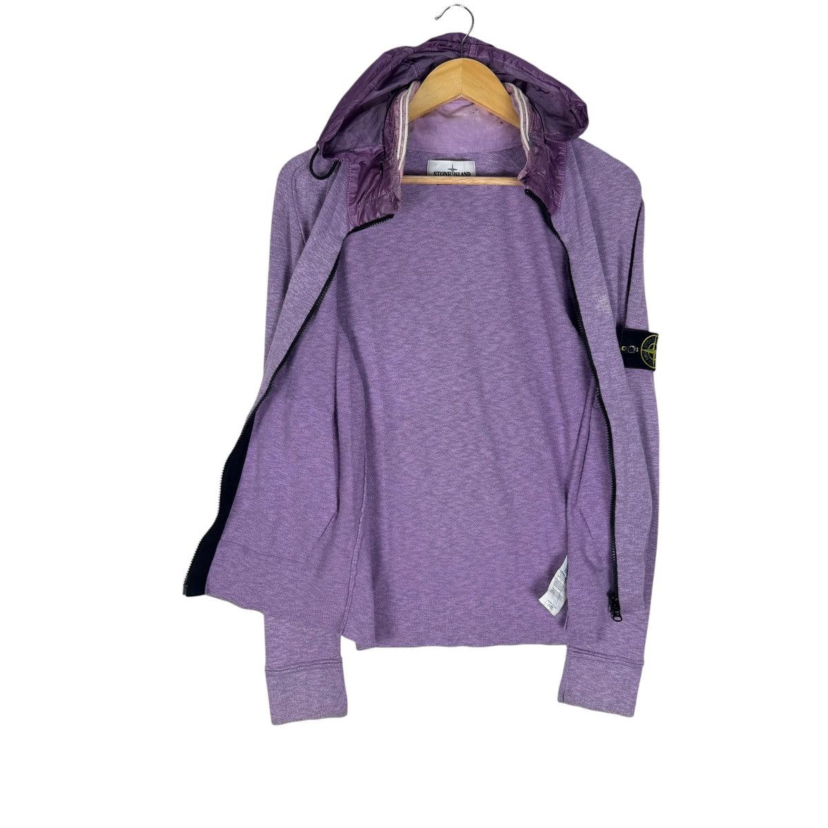 Stone Island 🌟STONE ISLAND HOODIE SS2014 MUSSOLA GOMMATA SWEATER Size US S / EU 44-46 / 1 - 10 Thumbnail