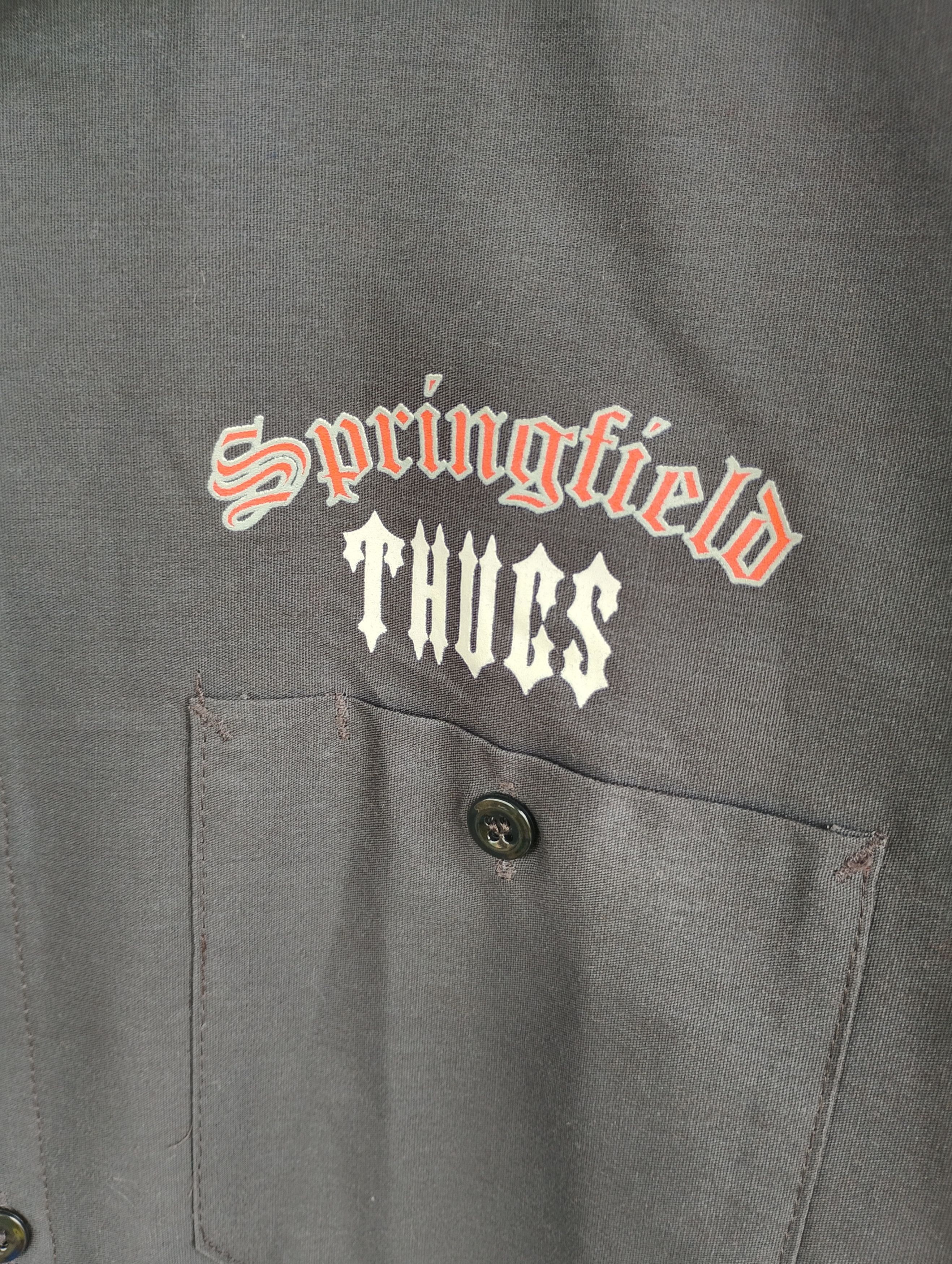 The Simpsons The Simpsons Vtg 2000 Red Kap Work Shirt sz L Size US L / EU 52-54 / 3 - 3 Thumbnail