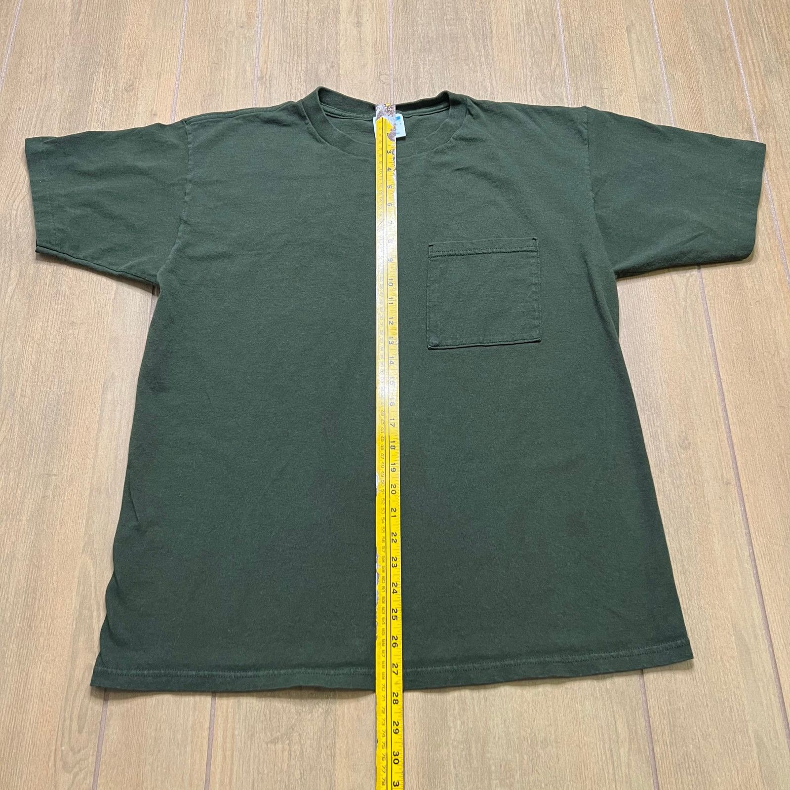Vintage Vintage 90s Cheetah Men's L Green T-Shirt Blank Pocket USA Size US L / EU 52-54 / 3 - 5 Thumbnail