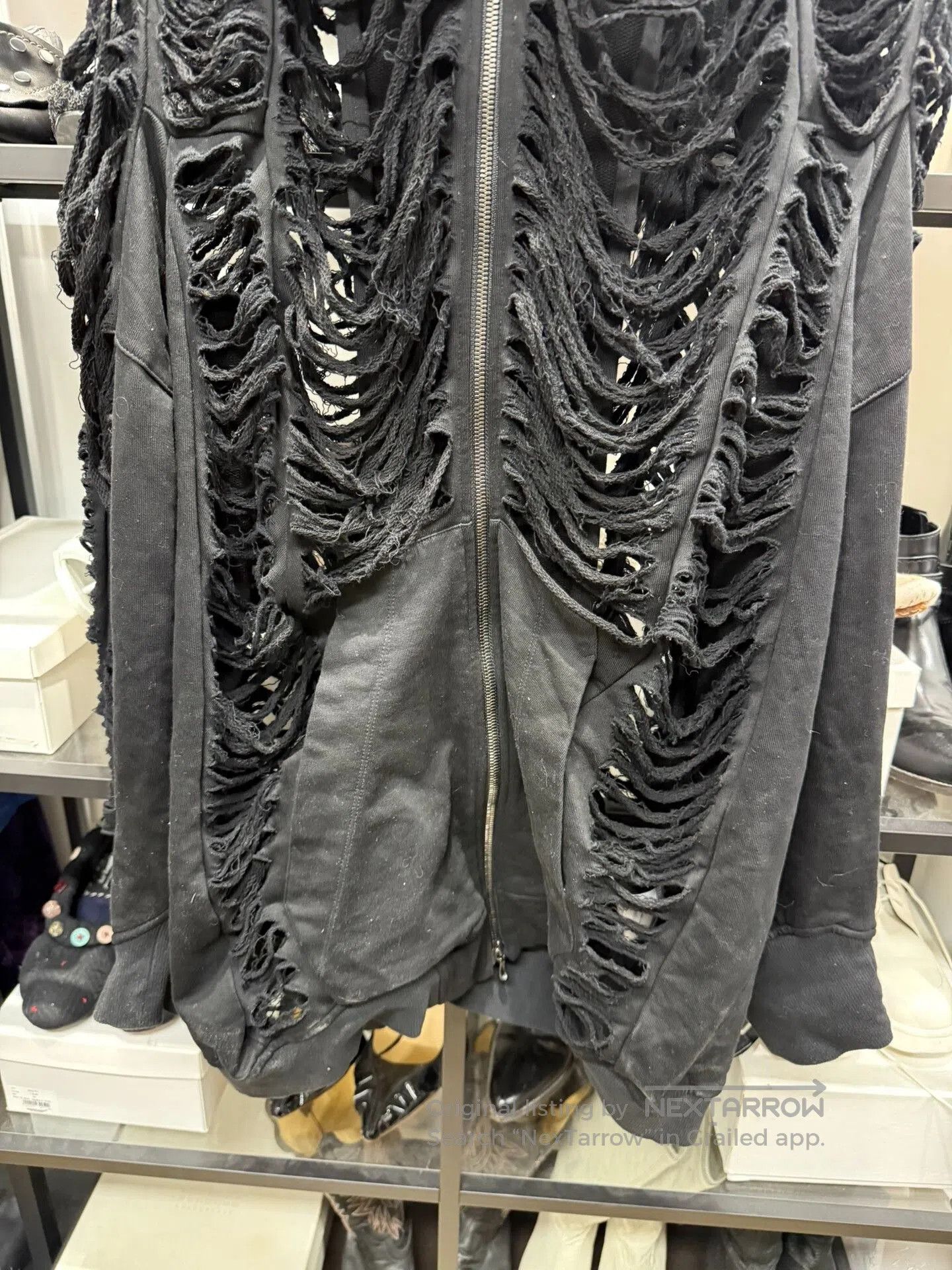 Rick Owens Julius 7 Distressed Jacket. Size US L / EU 52-54 / 3 - 3 Thumbnail