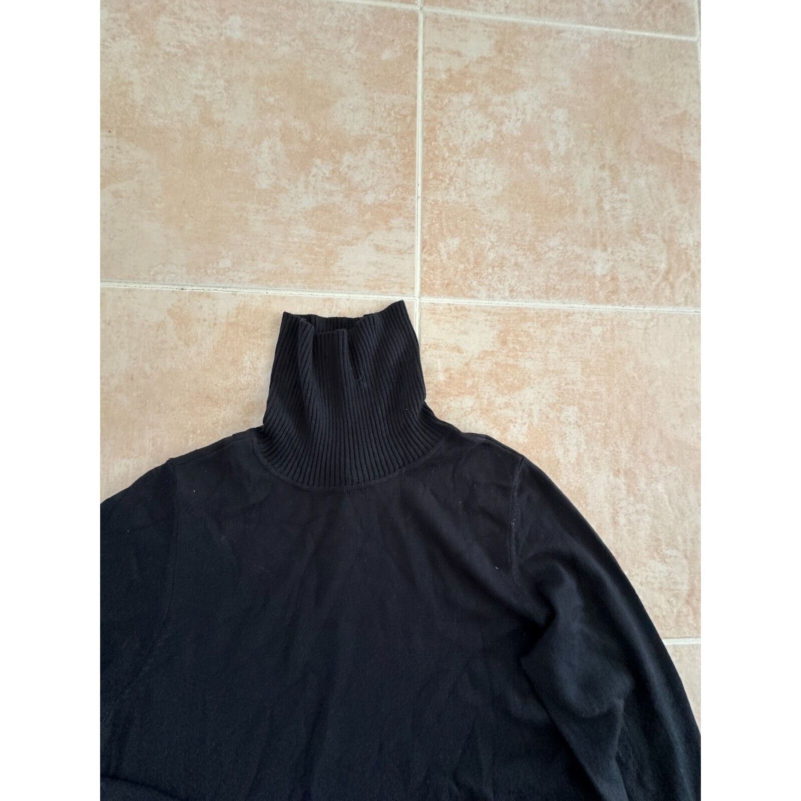 Apt. 9 New! APT.9 Black dress sweater Turtle-neck Size M Size M / US 6-8 / IT 42-44 - 5 Thumbnail