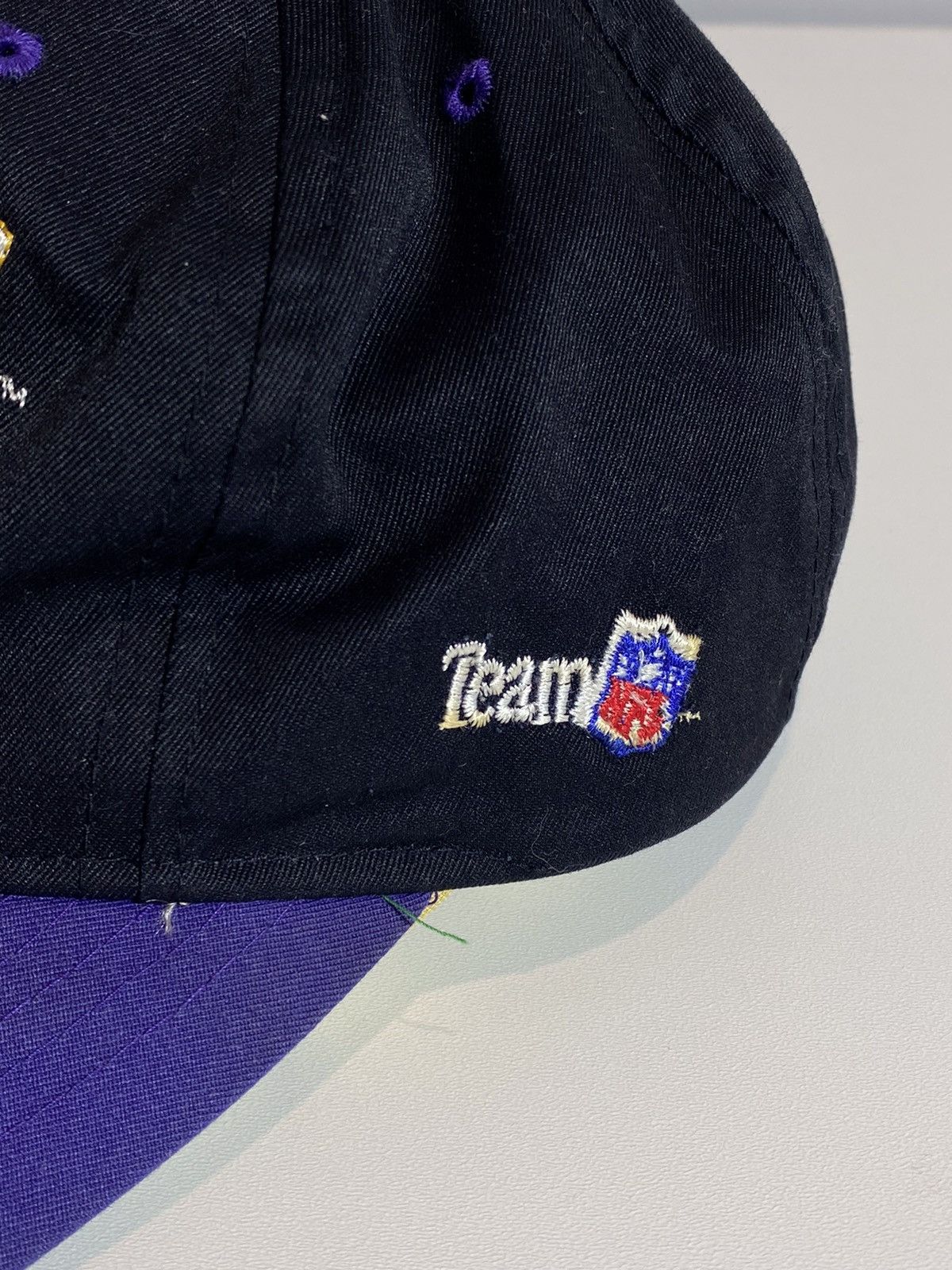 NFL Vintage 90s Vikings Minnesota NFL streetwear baseball hat Size ONE SIZE - 4 Thumbnail