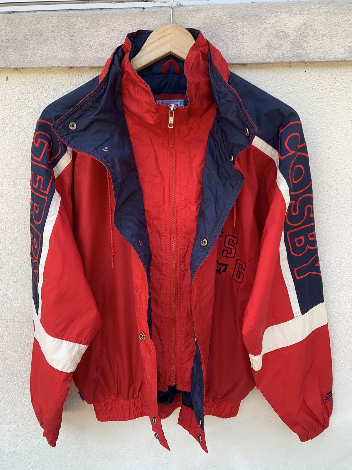 Japanese Brand Gerry Cosby New York Big Logo Jacket Size US L / EU 52-54 / 3 - 15 Thumbnail