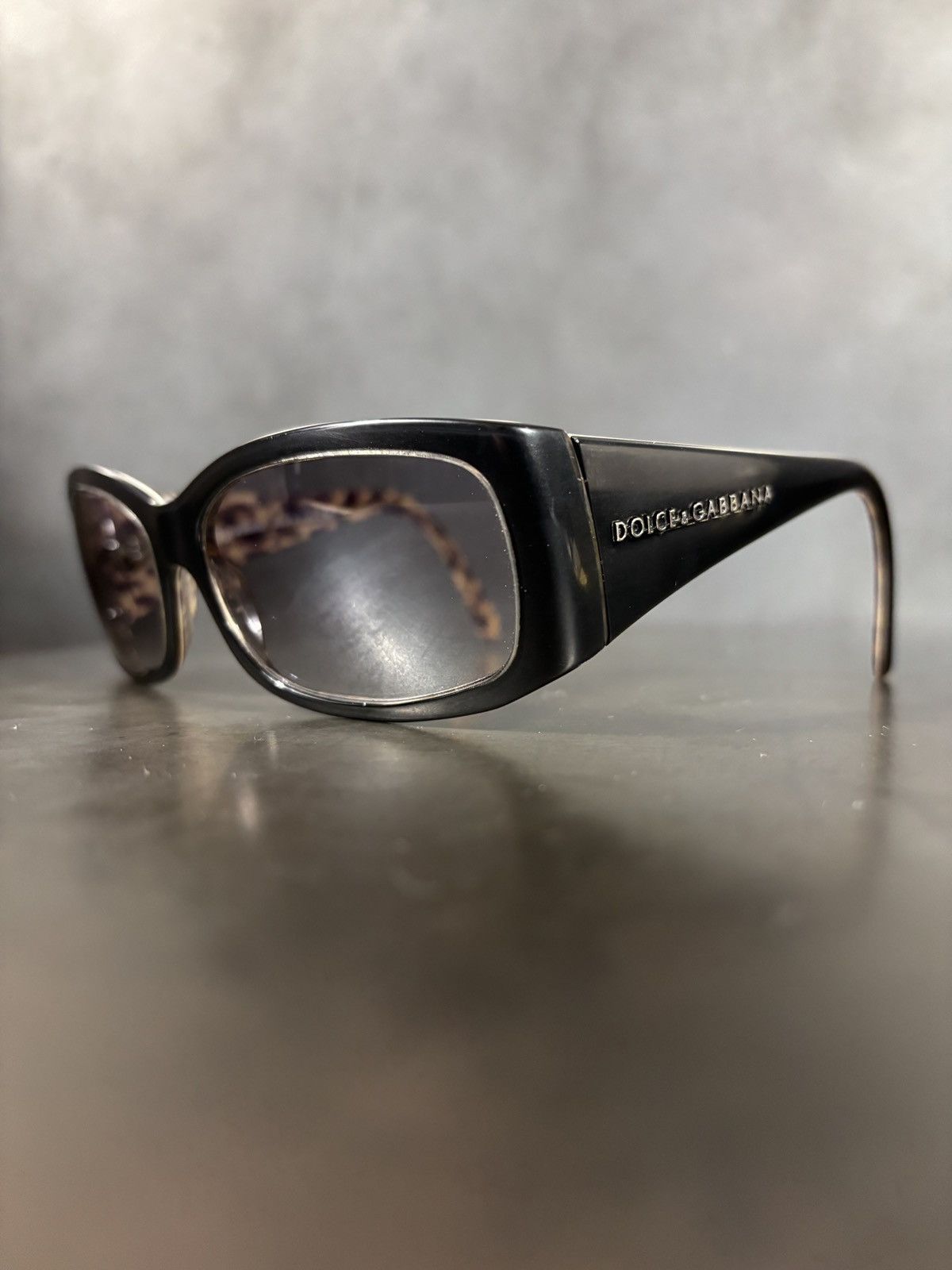 Dolce & Gabbana 2000s Vintage Dolce & Gabbana Sunglasses Cheetah Animal Y2K Size ONE SIZE - 2 Thumbnail