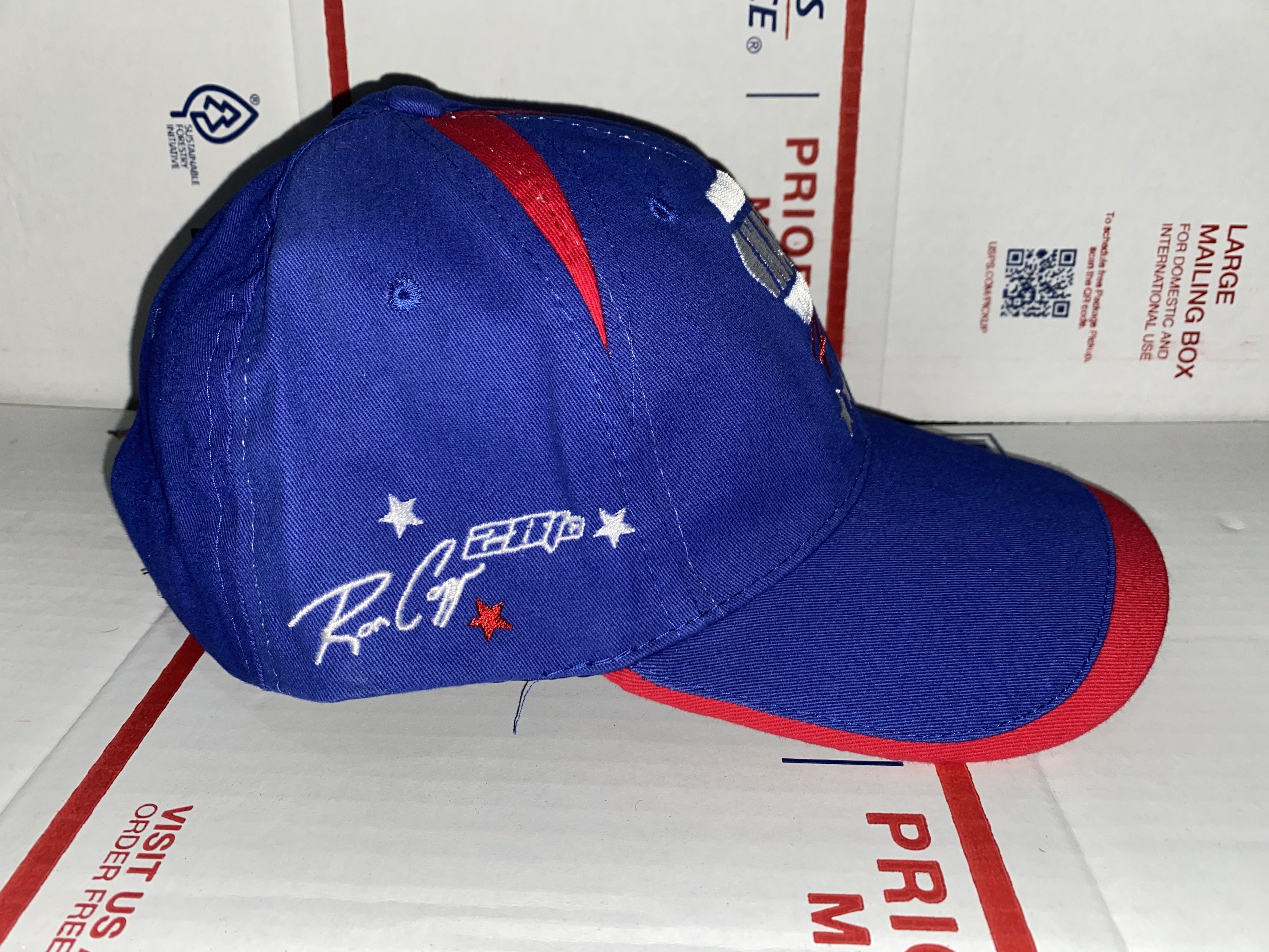 NASCAR NAPA Auto Racing Baseball Cap Velcro dad Hat NASCAR USA ! Size ONE SIZE - 4 Thumbnail