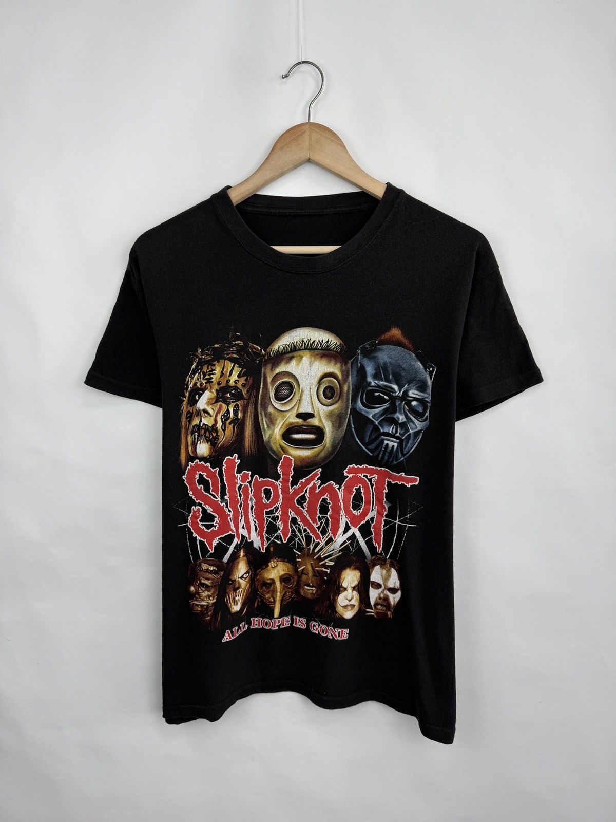 Slipknot 🇺🇸 Vintage 2008 Slipknot All Hope is Gone T-Shirt Heavy Metal Size US M / EU 48-50 / 2 - 2 Thumbnail