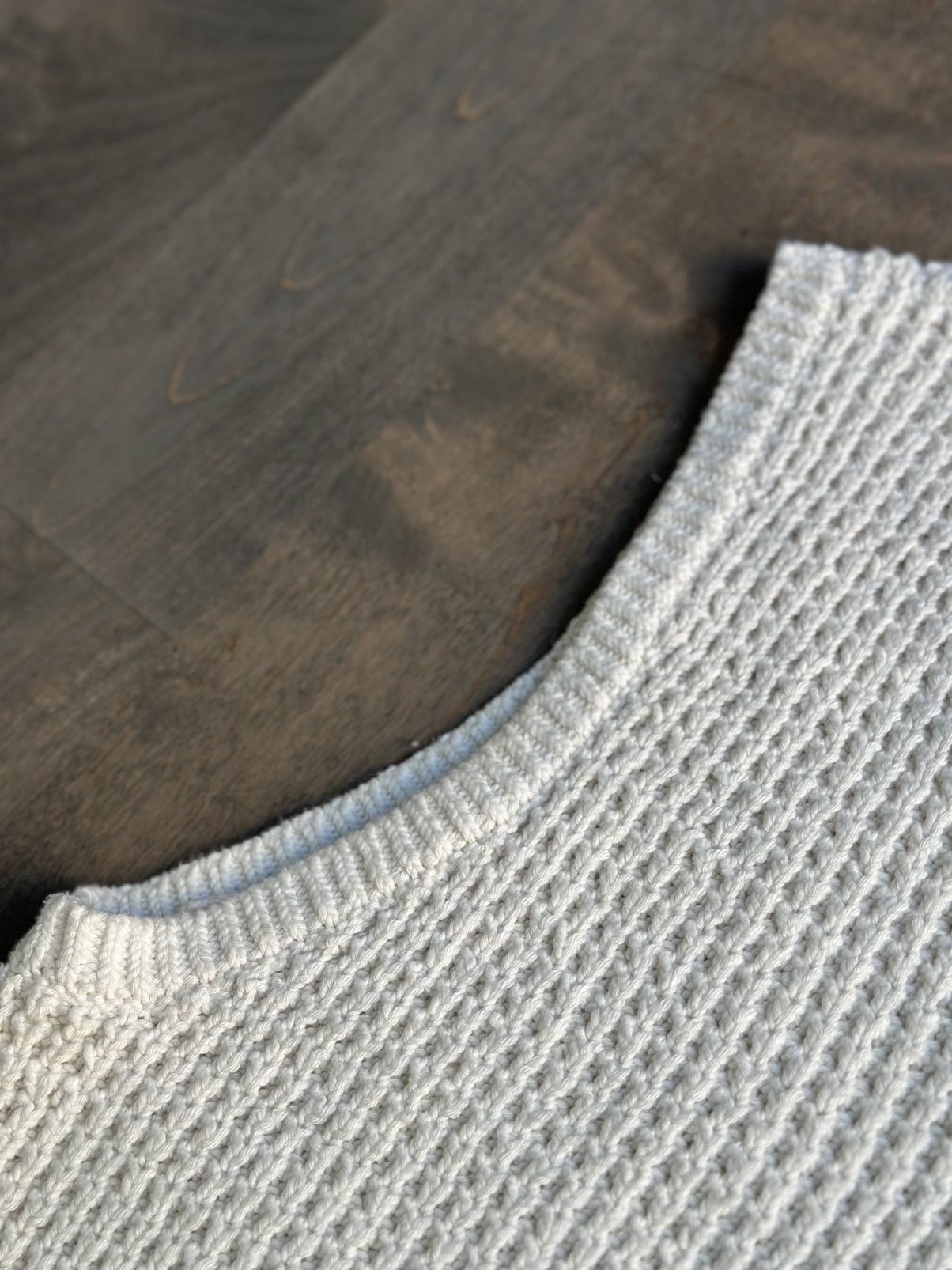 Aime Leon Dore Aime Leon Dore F/W 2023 White Knitted Vest Size US M / EU 48-50 / 2 - 2 Thumbnail