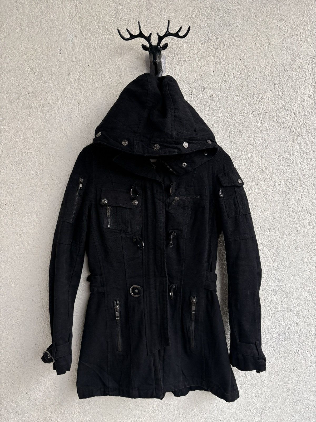 Undercover 2000s DIA Japan Rickowens jacket Black Opium style Size US XS / EU 42 / 0 - 1 Thumbnail