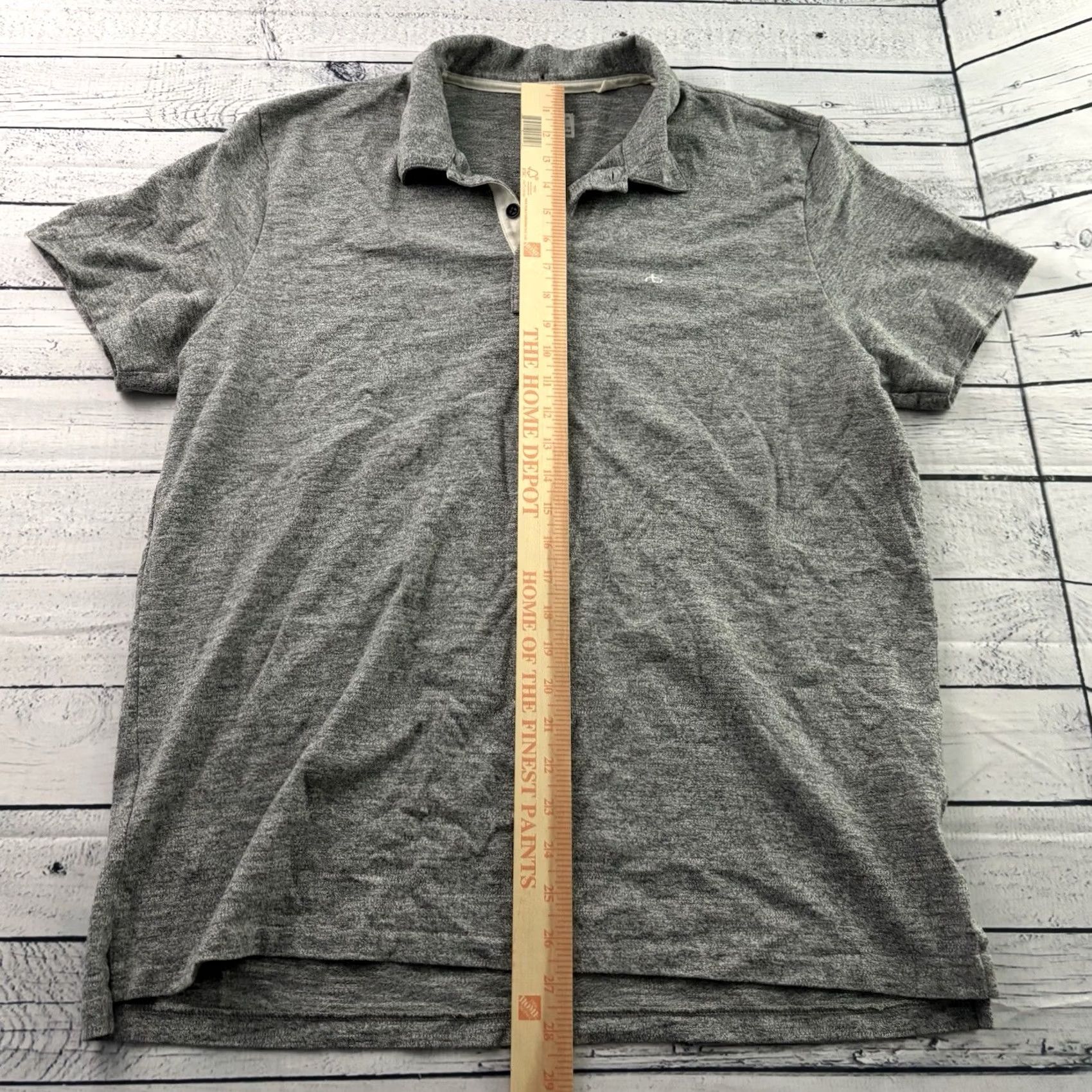 Rag & Bone Rag & Bone Short Sleeve Button Front Polo Shirt Men's XL Gray Size US XL / EU 56 / 4 - 4 Thumbnail