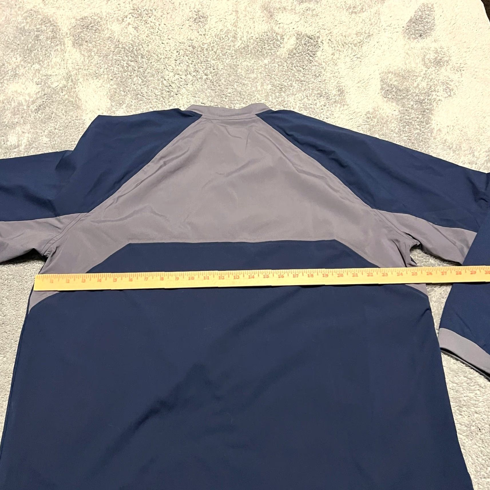 Adidas Adidas Jacket Mens XL Michigan Wolverines Long Convertible Sleeve Quarter Zip Blue Windbreaker Size US XL / EU 56 / 4 - 5 Thumbnail