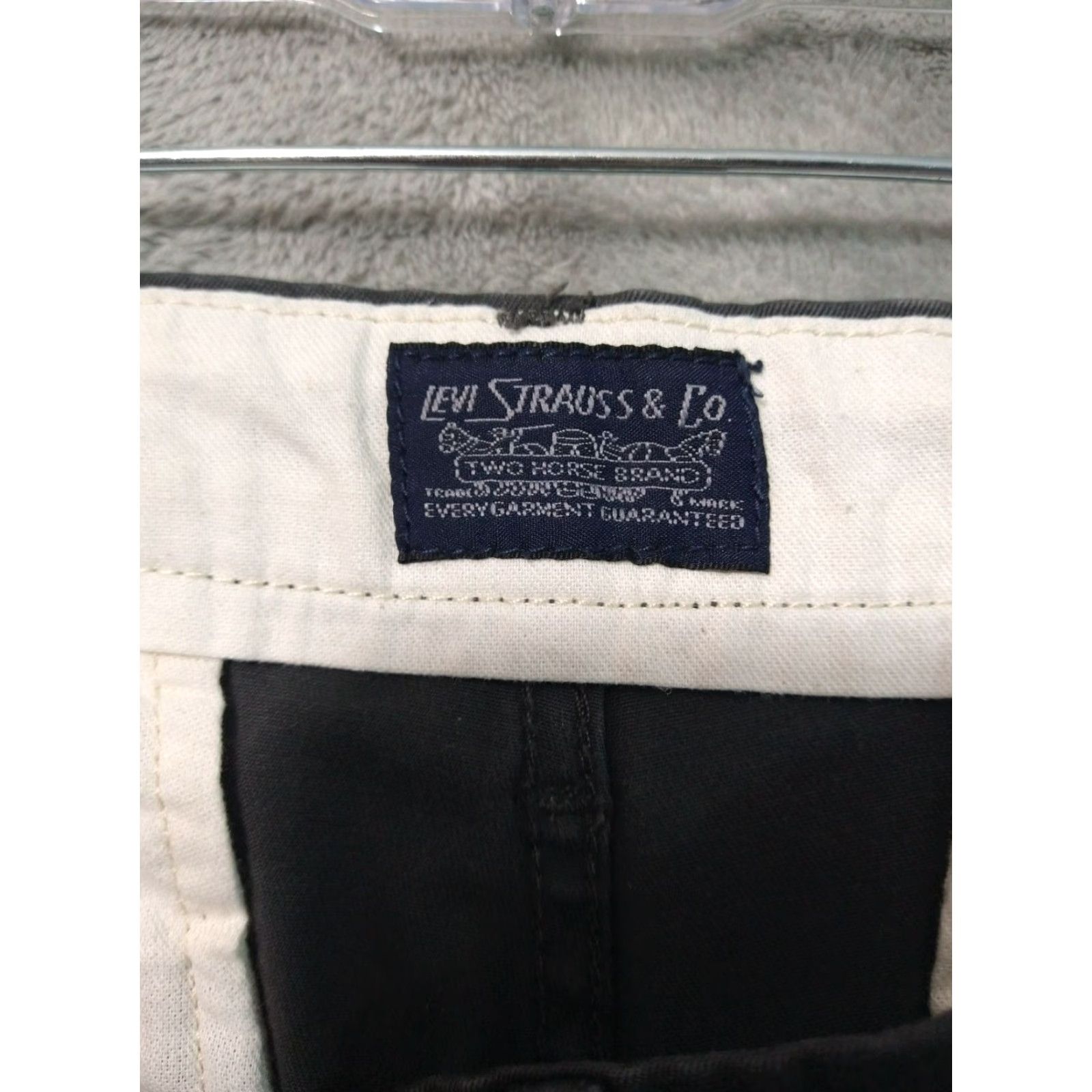 Levi's Levi's Pants Mens 33x30 Gray Chino Cotton Flat Front Mid Rise Regular Casual Workwear Mens Size US 33 - 7 Thumbnail