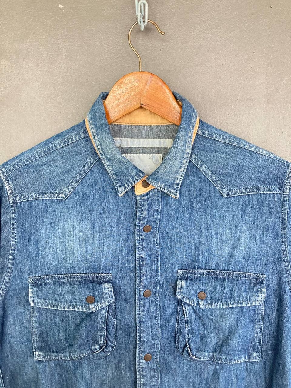 White Mountaineering White Mountaineering Denim Shirt Size US S / EU 44-46 / 1 - 3 Thumbnail