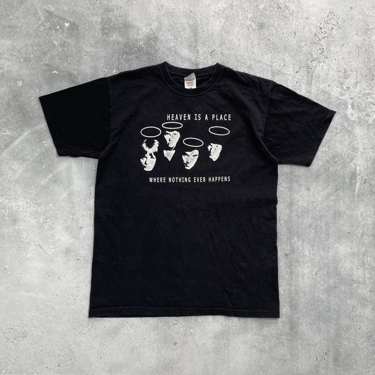 Band Tees Vintage Talking Heads Heaven Is A Place Band T Shirt Black Size US M / EU 48-50 / 2 - 1 Thumbnail