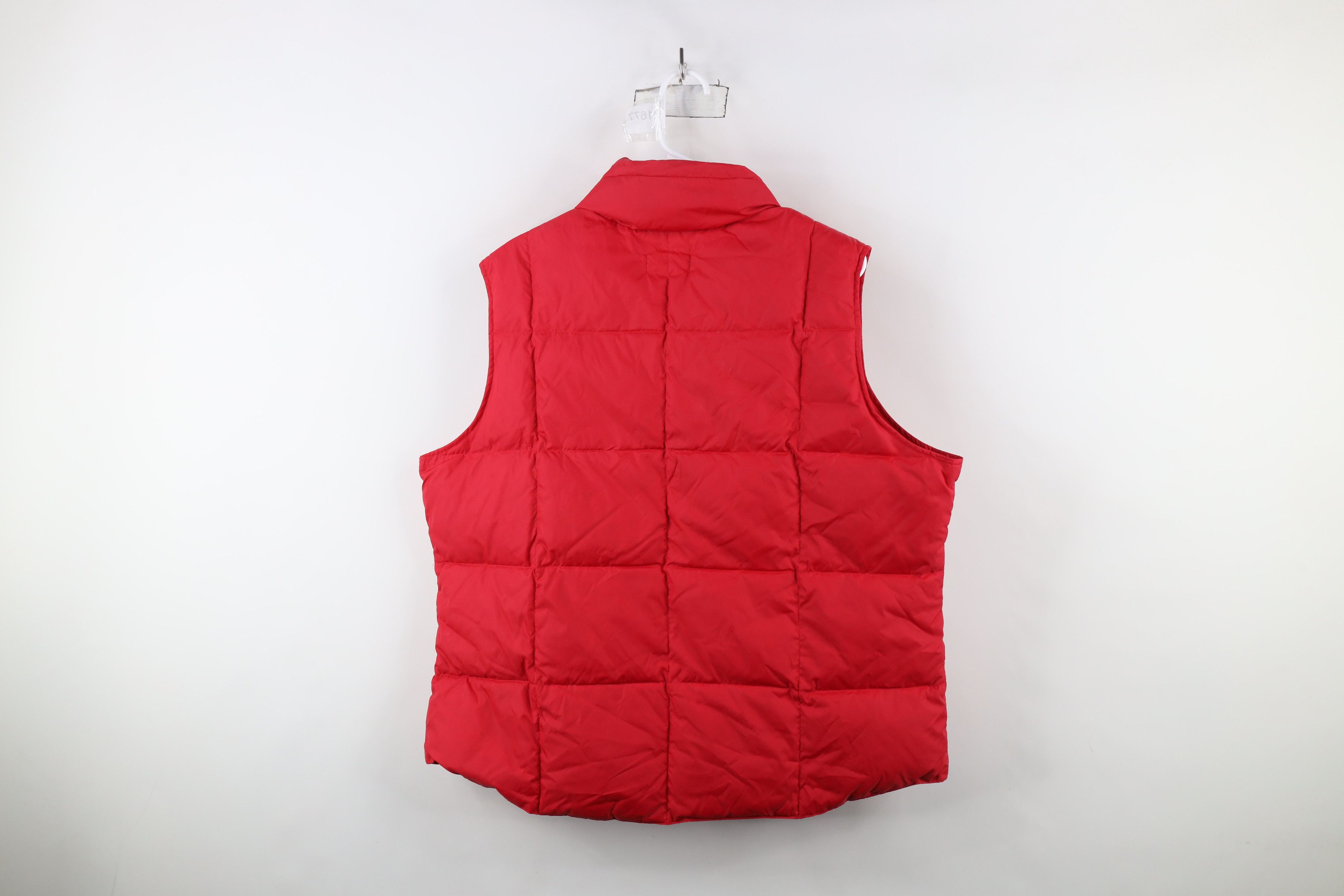 Lands' End × Vintage Vintage Lands End Duck Down Insulated Puffer Vest Jacket Red Size XL / US 12-14 / IT 48-50 - 12 Thumbnail