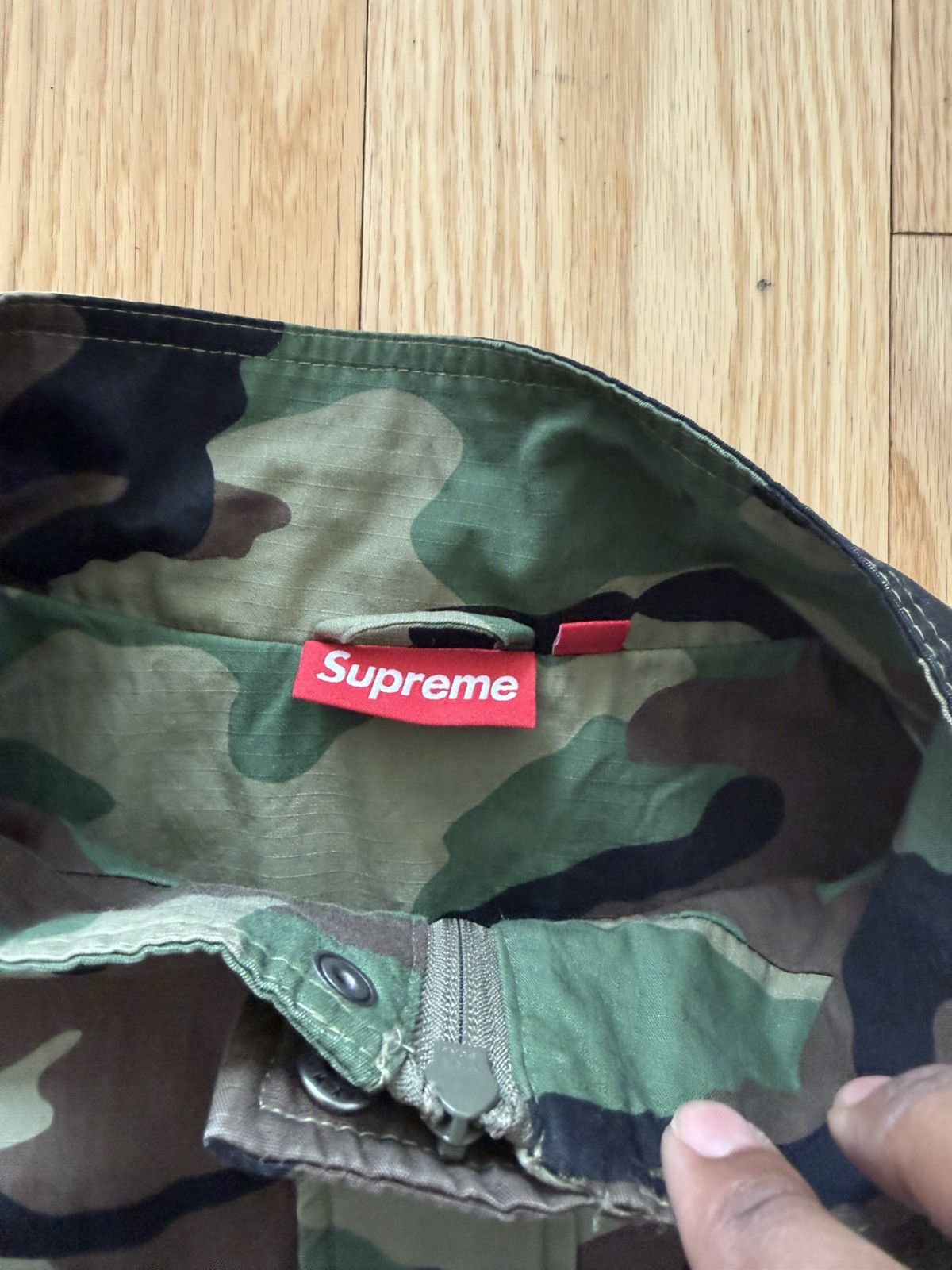 Supreme Supreme Spellout Embroidered Ripstop Track Jacket Size US XL / EU 56 / 4 - 5 Thumbnail