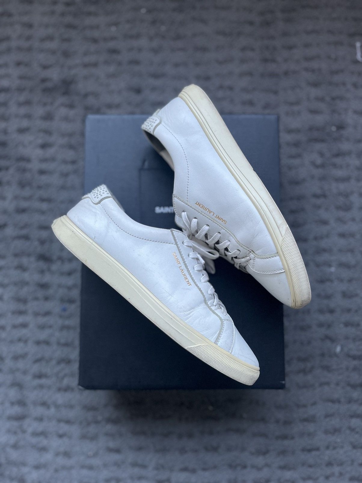 saint laurent paris leather sneaker エディ期 Hedi Slimane × Saint Laurent Paris Saint Laurent Paris