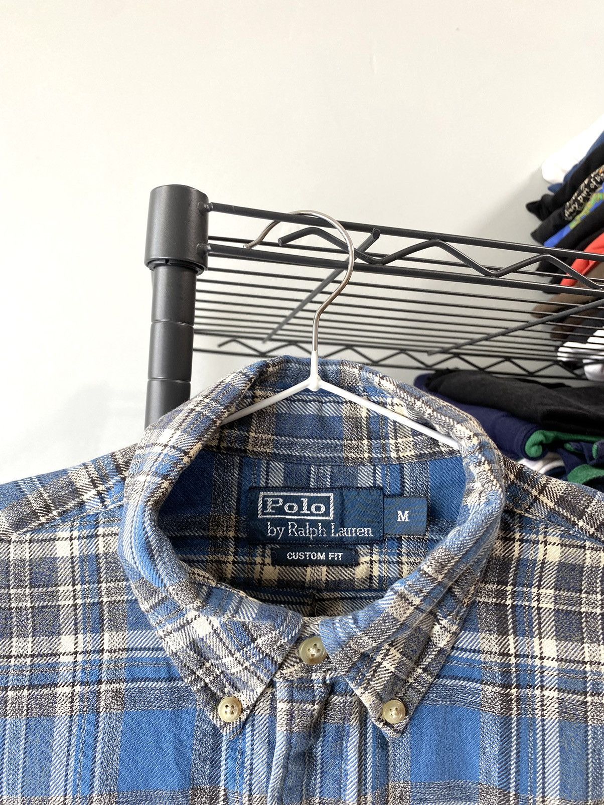 Japanese Brand Vintage Polo Ralph Lauren Flannel Plaid Checkered Shirt Size US M / EU 48-50 / 2 - 4 Thumbnail