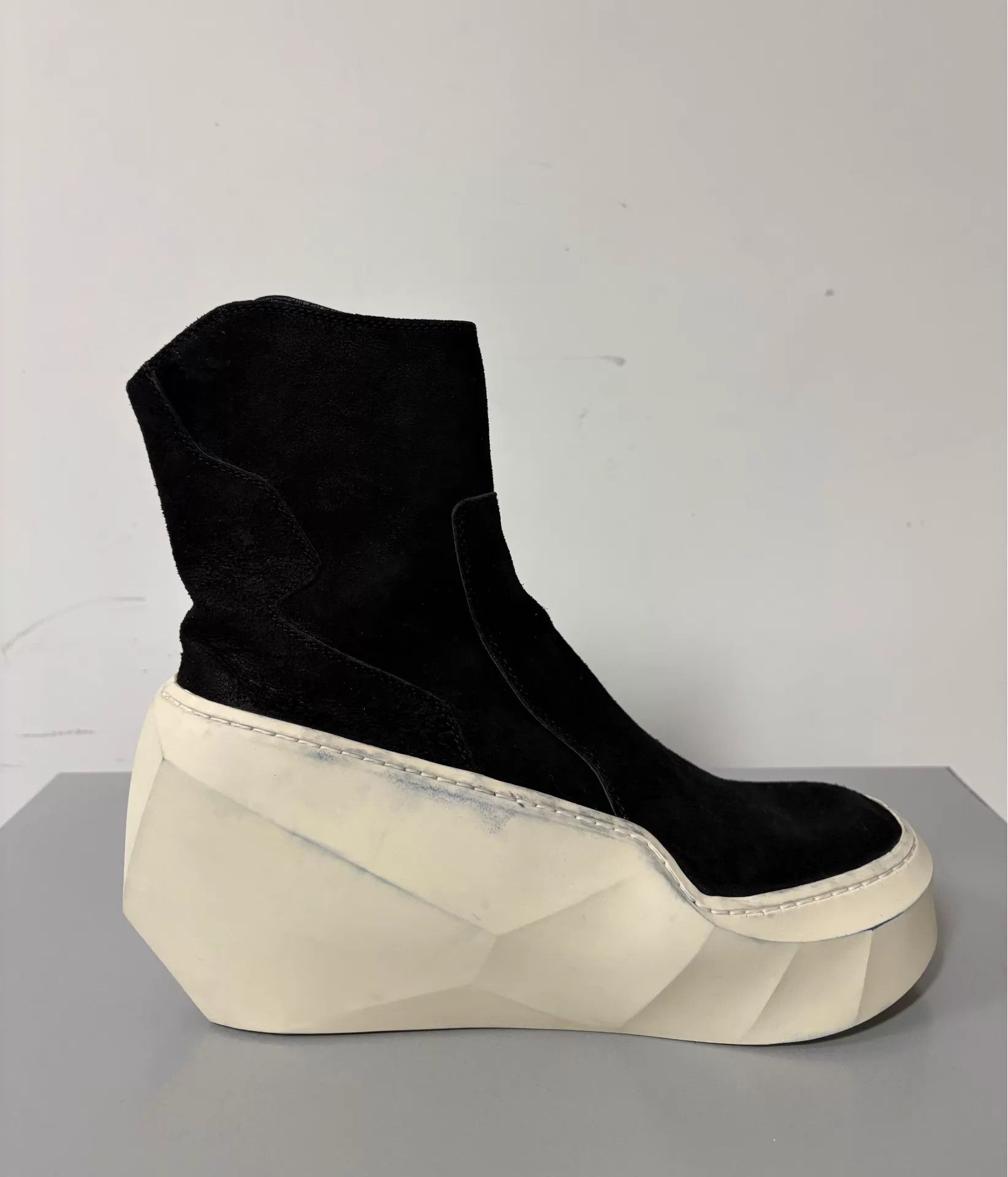 Julius julius men's diamond platform boots black suede 1 Size US 7.5 / EU 40-41 - 4 Thumbnail