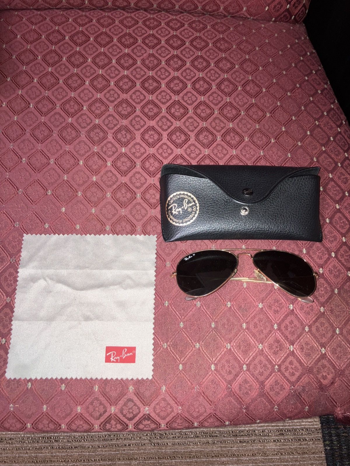 RayBan RAYBAN AVIATORS WITH CASE AND CLOTH Size ONE SIZE - 1 Thumbnail