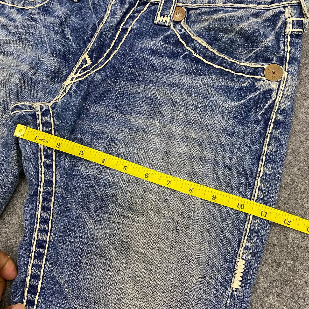 If Six Was Nine 💥Best Offer💥Vintage True Religion Flare Denim Size US 34 / EU 50 - 7 Thumbnail