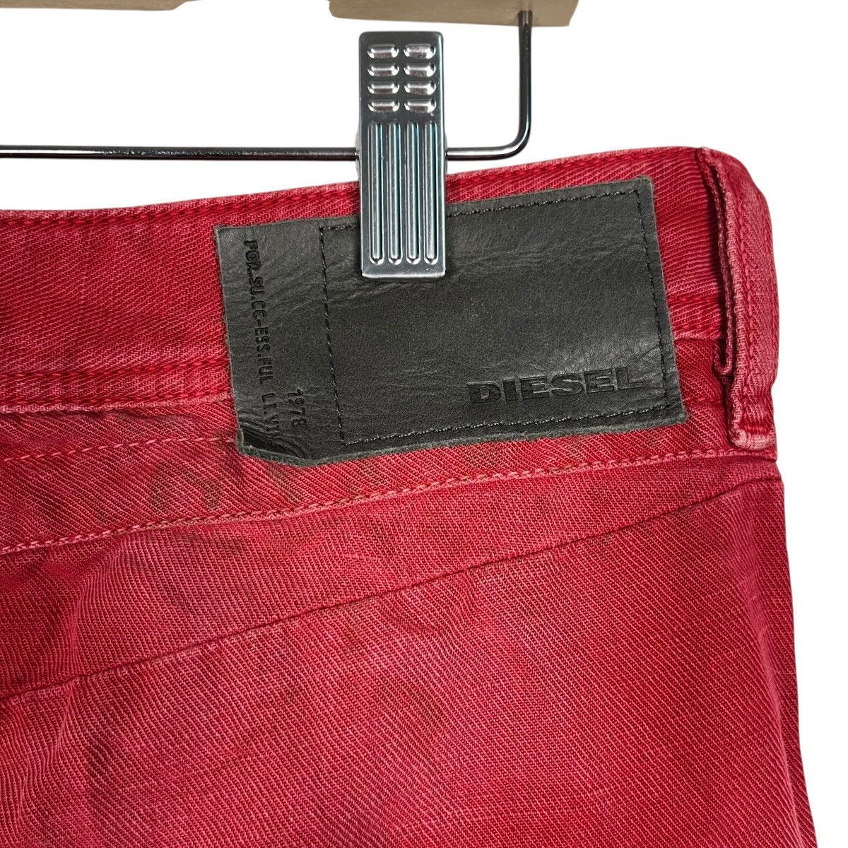 Diesel Vintage Diesel Italian Designer Avant Garde Denim Jeans Size US 34 / EU 50 - 13 Thumbnail