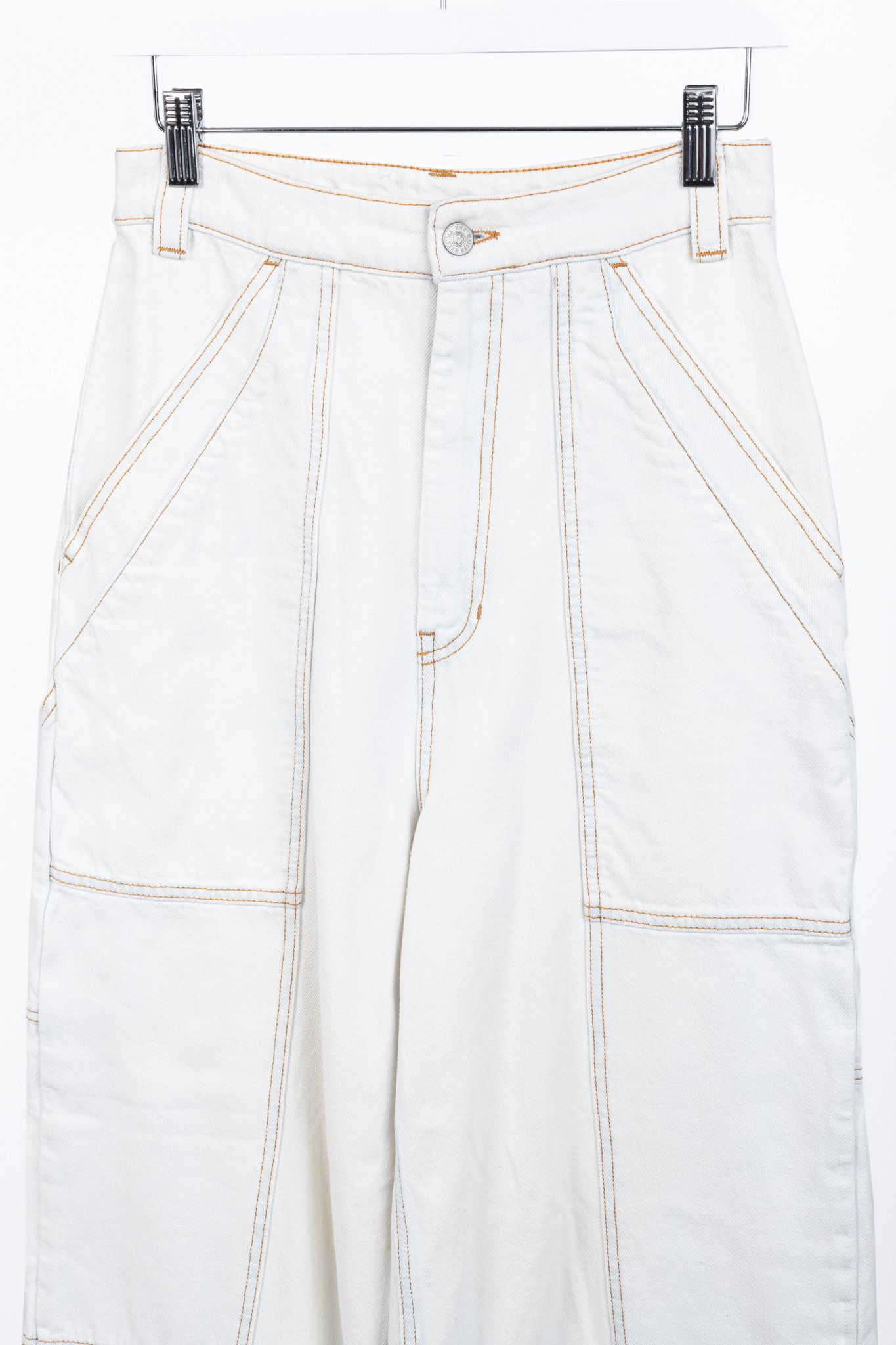 MM6 MM6 Maison Margiela SS22 Runway Wide-Leg Pocket Denim Size 27" / US 4 / IT 40 - 3 Thumbnail