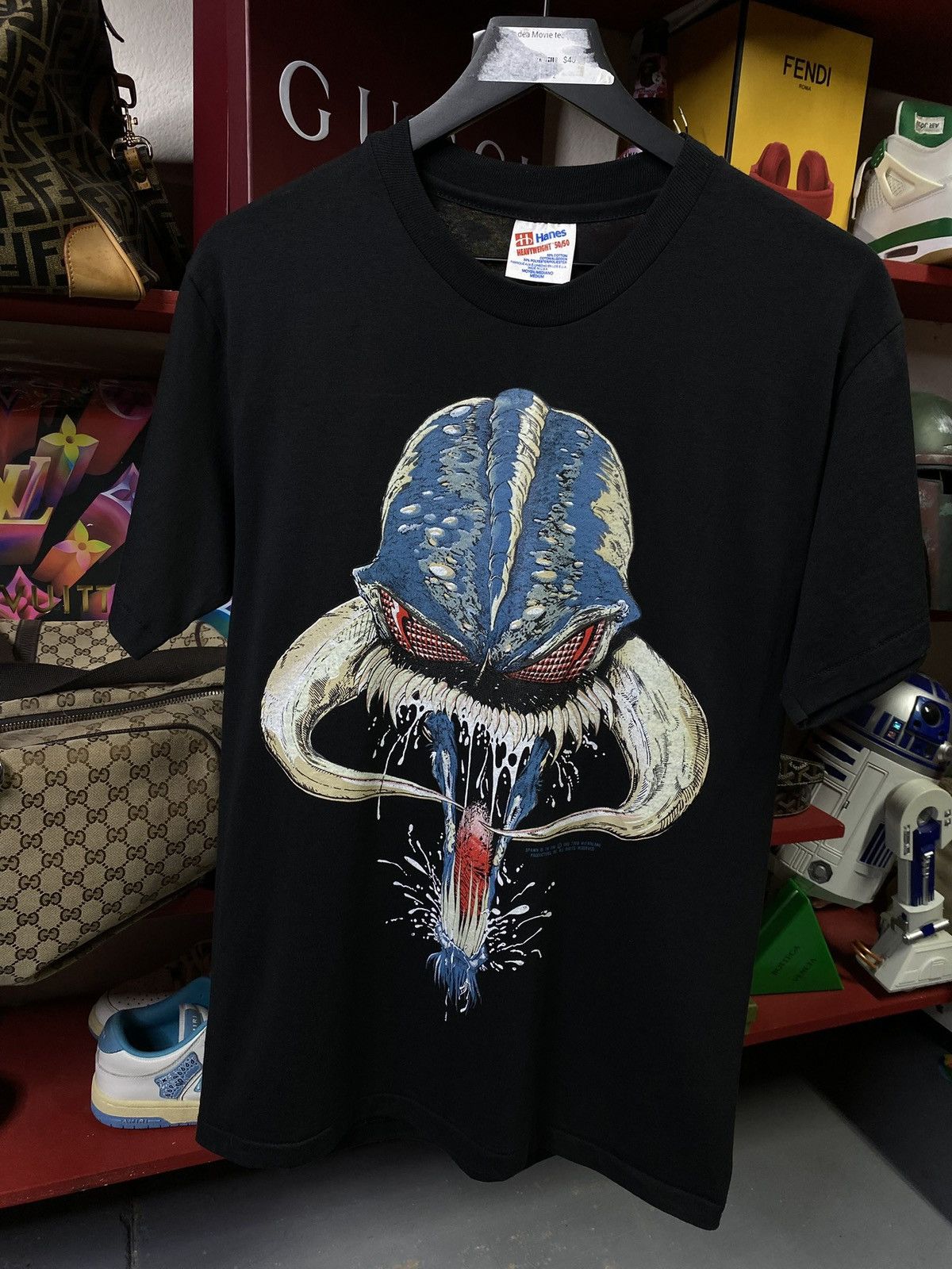 Vintage Vintage 90’s Spawn Movie T-Shirt Rare Adult Size Medium Size US M / EU 48-50 / 2 - 8 Thumbnail
