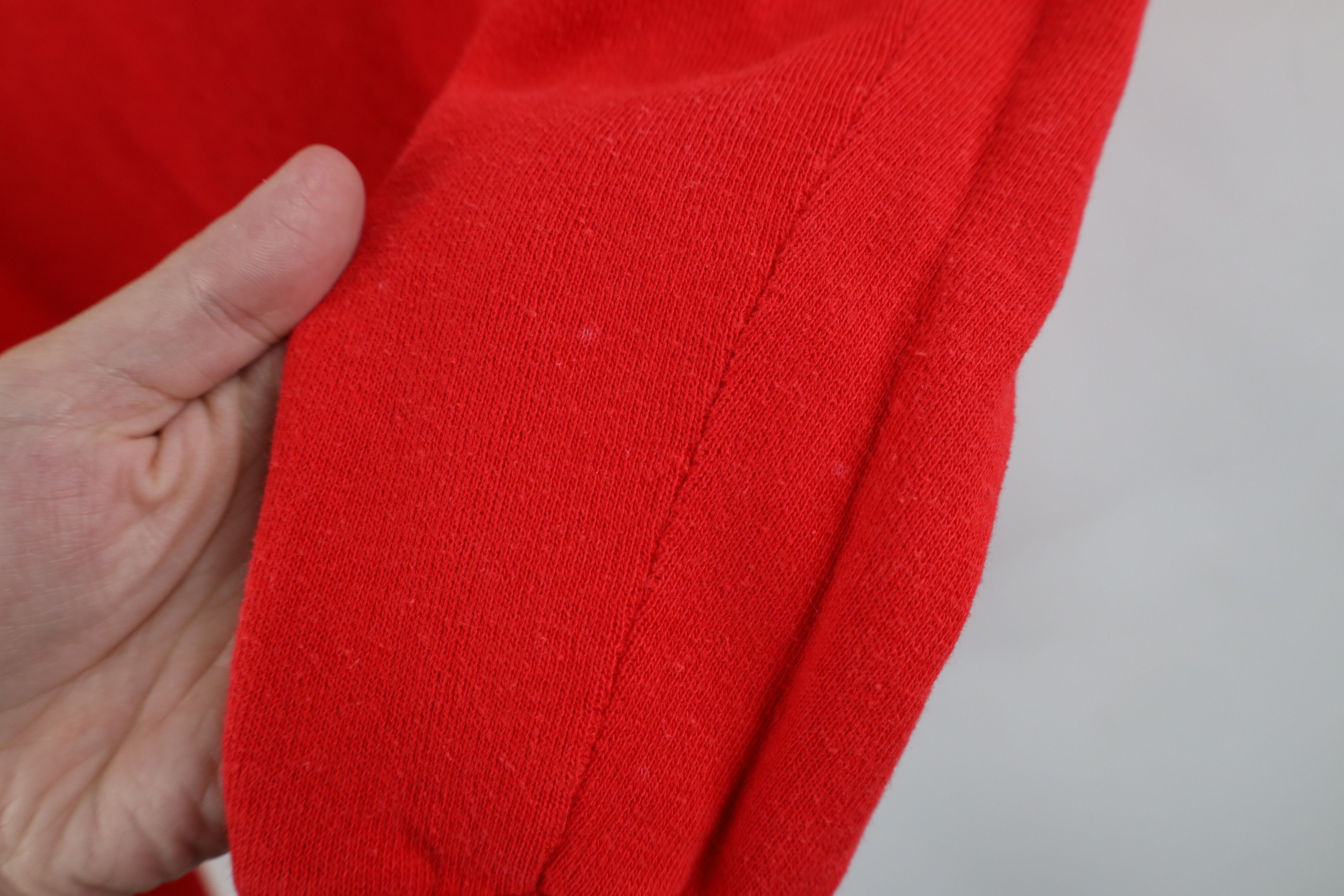 Vintage Vintage 80s Streetwear Bear Crewneck Sweatshirt Red USA Size M / US 6-8 / IT 42-44 - 6 Thumbnail