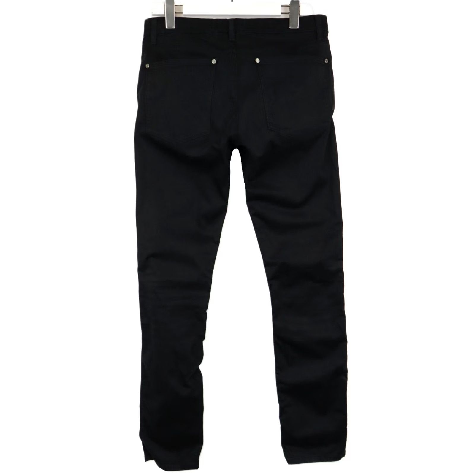 Acne Studios ACNE STUDIOS Max Satin Black Jeans Mens W33/L34 Zip Fly Stretch Slim Fit Size US 33 - 2 Thumbnail